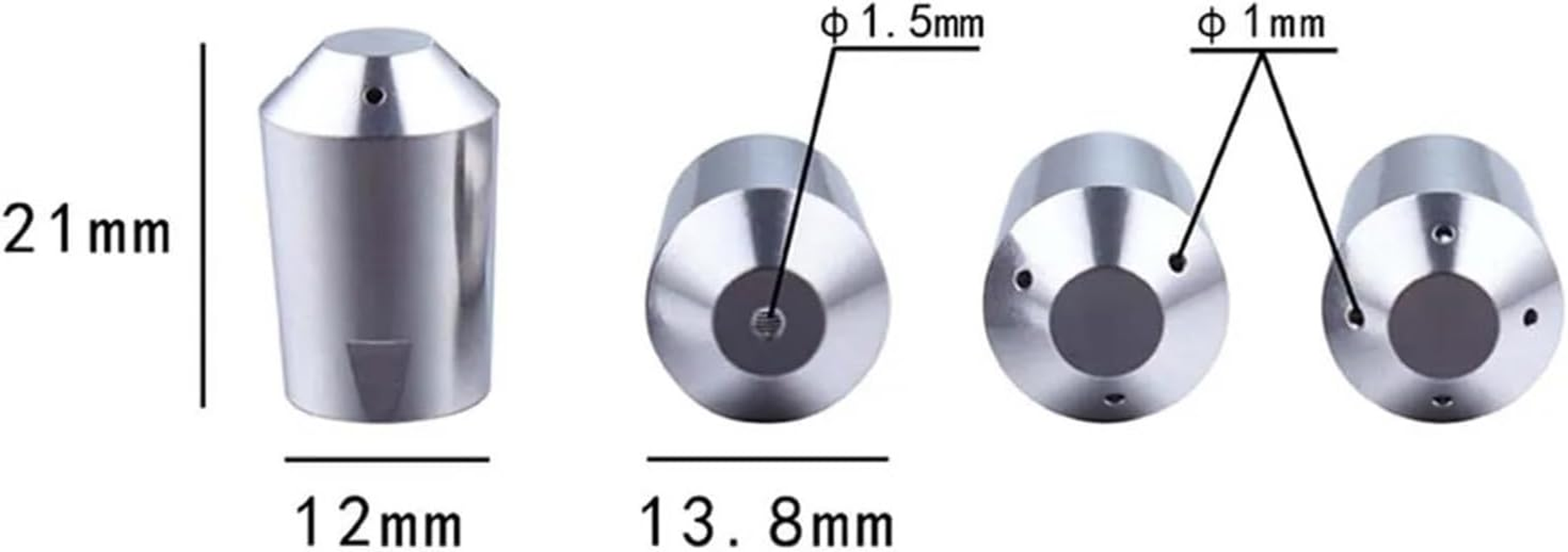 Compatible for Rancilio Espresso Coffee Machine Steam Nozzle Single Hole/Three Holes/Four Holes Steam Nozzle Coffee Maker Parts(Four Holes) image number 4