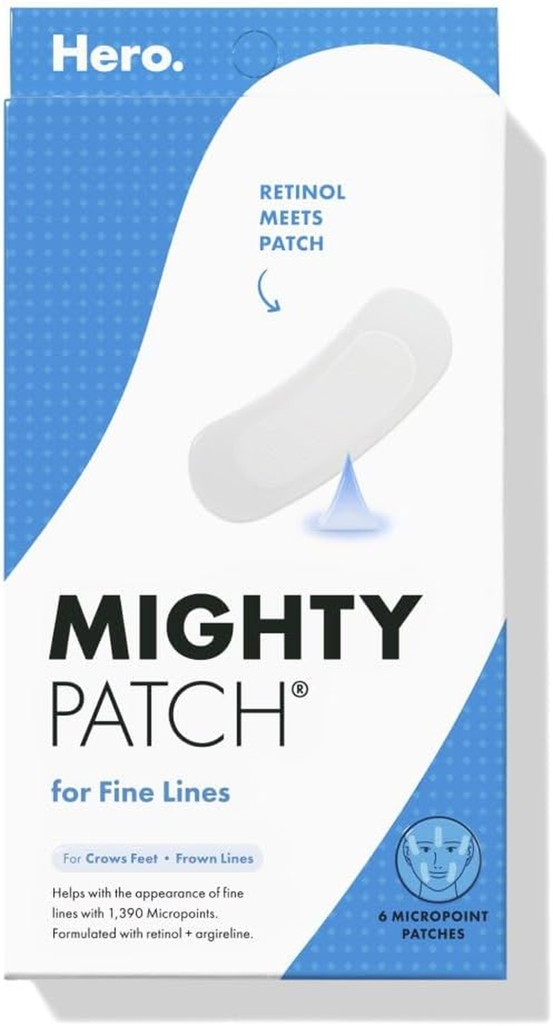 Hero Cosmetics Mighty Patch&trade; for Fine Lines Patches - Featuring Retinol and 1,390 Dissolving Micropoint&trade; Points to Help Renew the Look of Skin (6 Count) image number 4