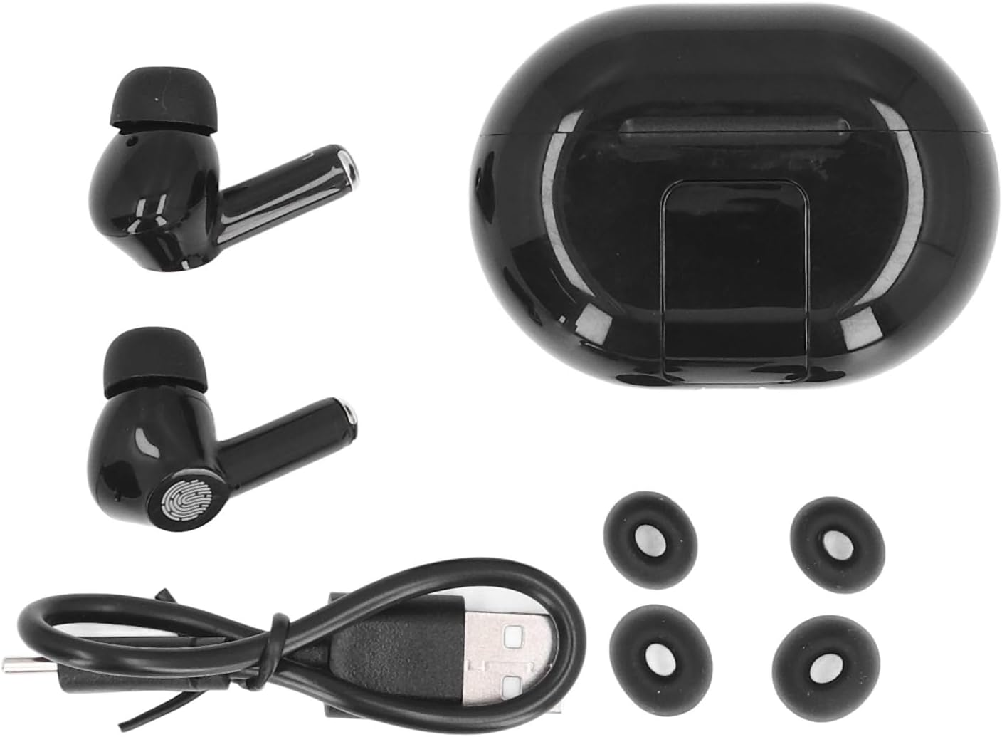 Fdit M10 Translator Earbuds, Language Translator Earbuds Real Time M10 Touch Control Support 140 Languages Dual Microphone for Travel image number 5