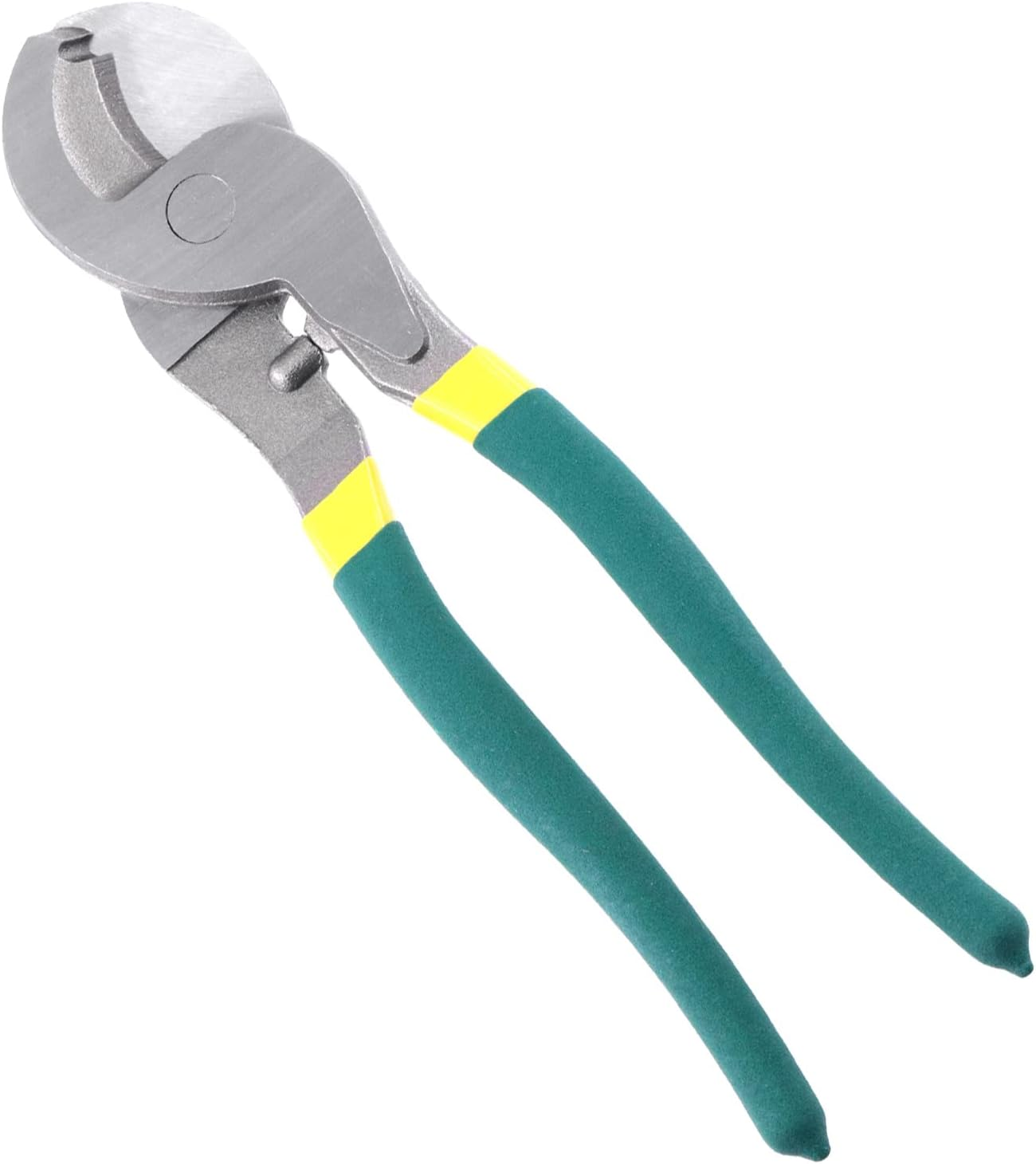 Glarks 10 Inch High Leverage Cable Cutter, Heavy Duty Stainless Steel Wire Rope Cutter Sharp Cable Cutting Pliers with Comfortable Grip for Aluminum, Copper, Communication Cable and Bike Brake Cable