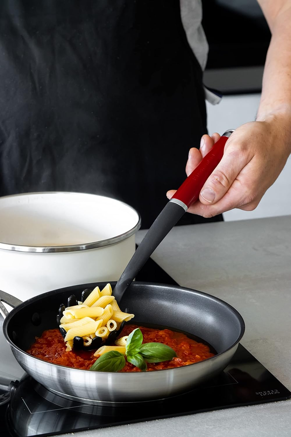 Kitchenaid Nylon Pasta Fork&ndash; Empire Red - Empired Red image number 2