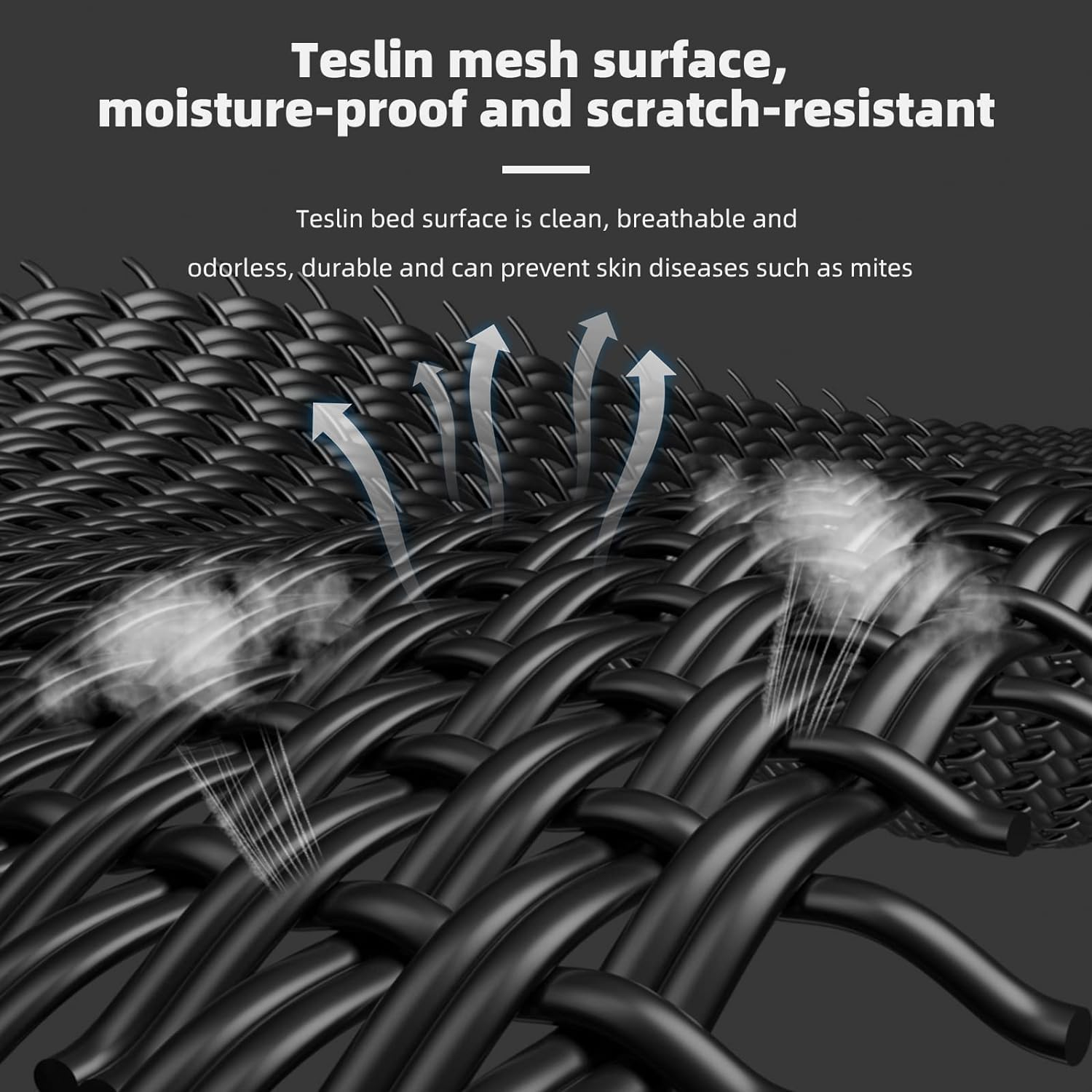 FAYDUDU Elevated Dog Bed Raised Dog Bed Large Washable Chew Resistant Cooling Elevated Pet Bed for Indoor and Outdoor Use (XL) image number 5