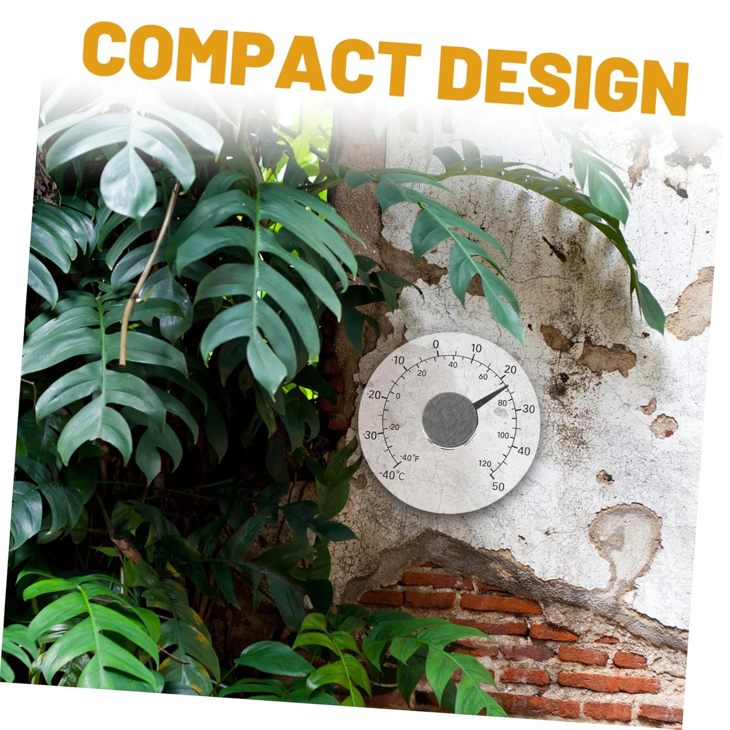 Milisten Window Thermometer with Adhesive for Indoor Outdoor Use Accurate Traditional Temperature Gauge for Home Office Nursery Greenhouse Garden image number 4