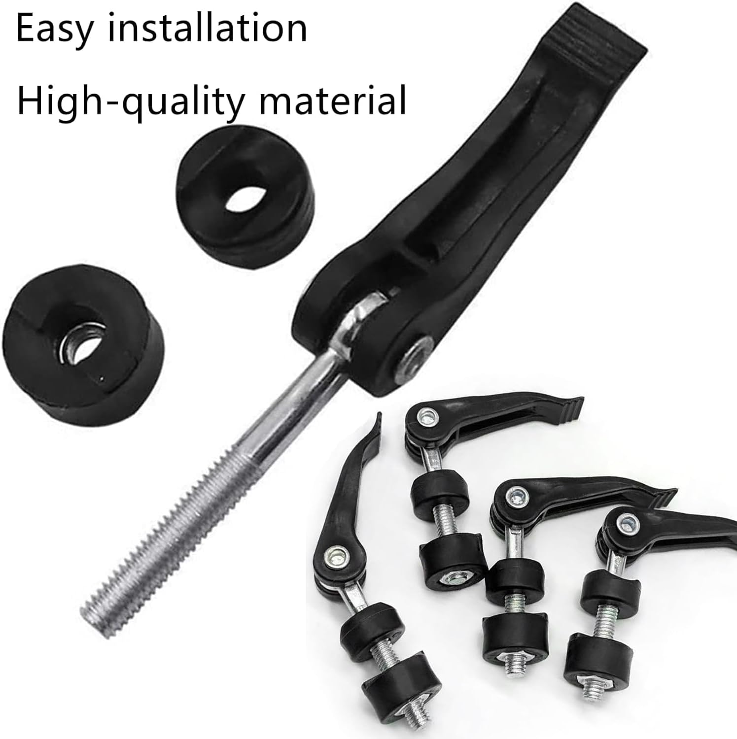 Yharnamite 4 Pcs Lawn Mower Handle Bolts, Lawnmower Fast Removal Screw Lawnmower Handle Quick Release Screw Suitable for Lawnmower and Push-Type Broach of Tile Cutter Repair Tool image number 3