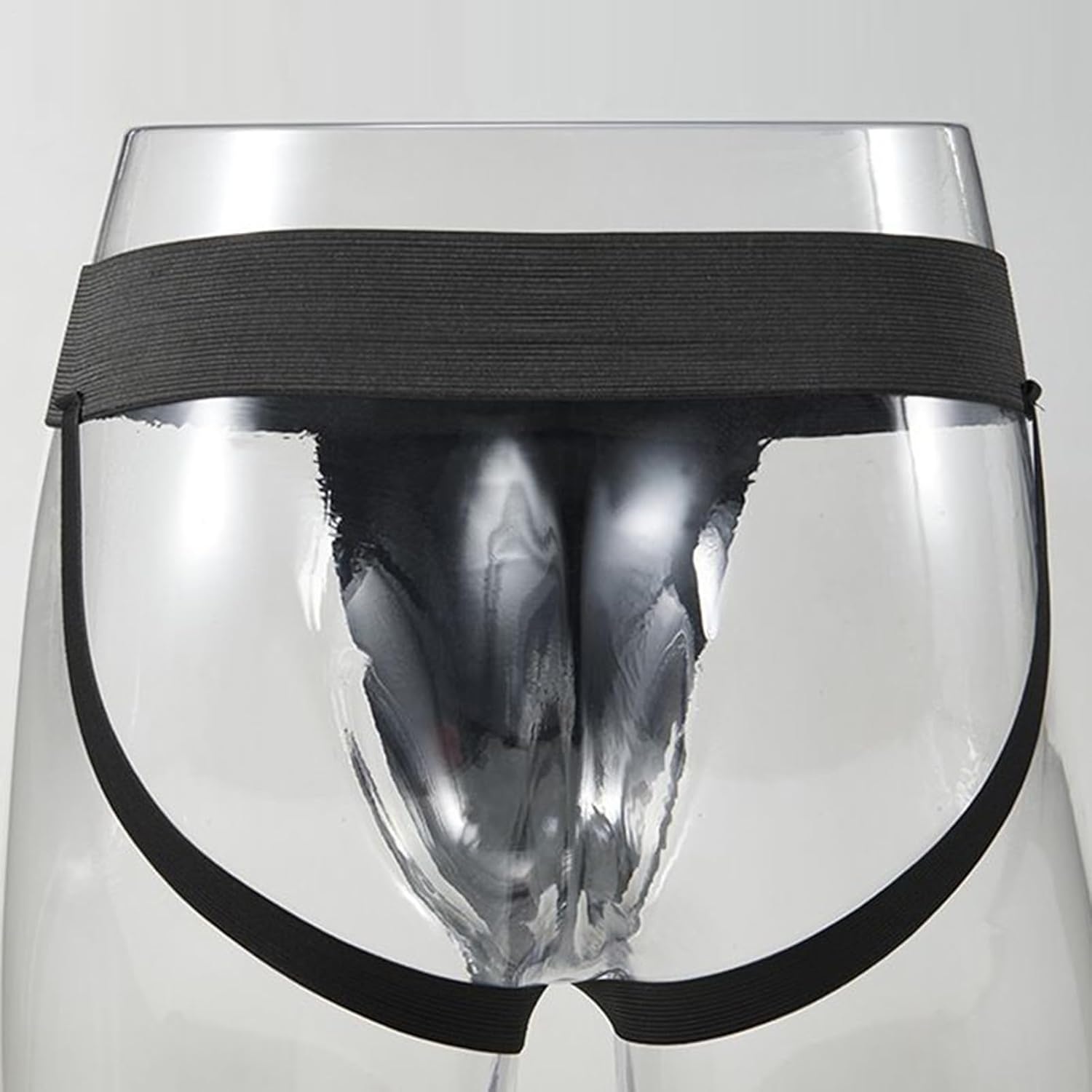 Groin Protector - Martial Arts Groin Protectors,Athletic Supporters, Shock-Absorbing Kids Protective Cup, Men Jockstrap for Fighting Training Karate Kickboxing - Black image number 2