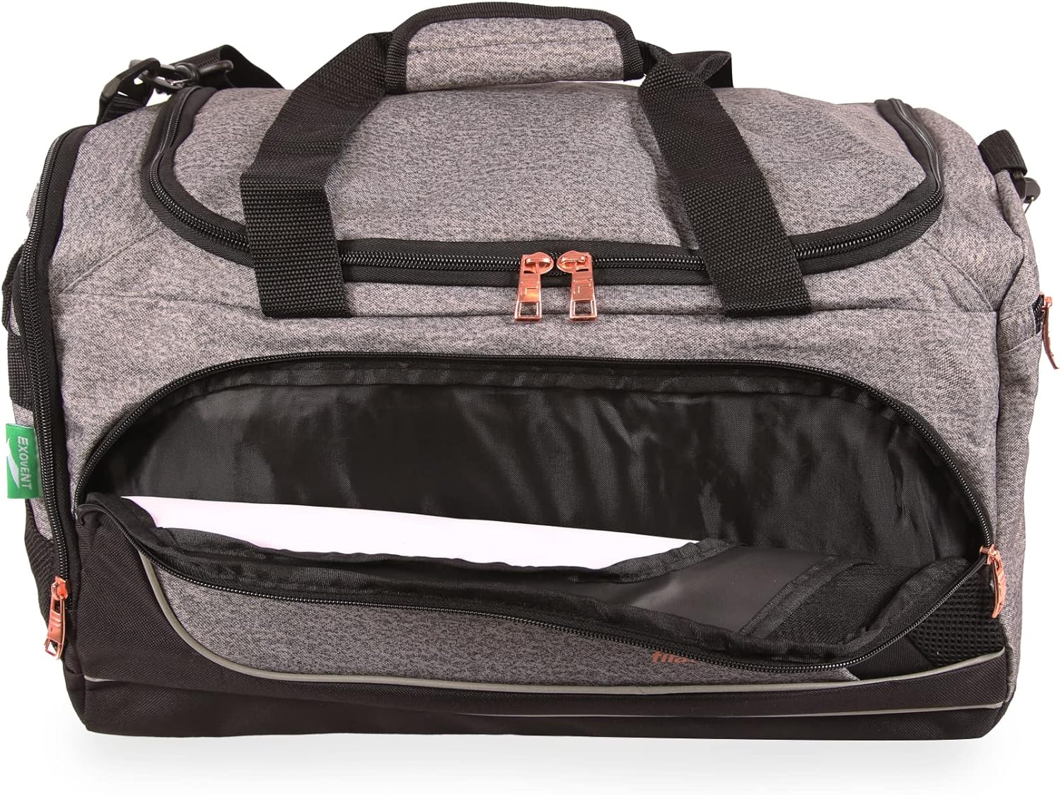 Fila Advantage 19" Sport Duffel Bag, Heather/Rose Gold, Heather/Rose Gold, 19", Advantage 19" Sport Duffel Bag image number 3