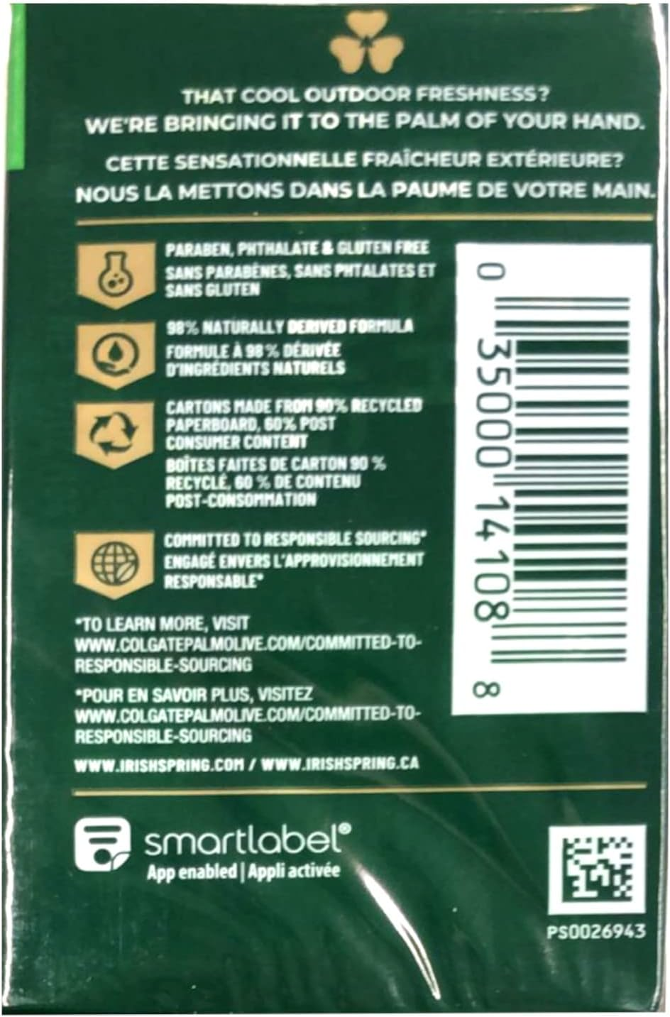 Irish Spring Deodorant Soap Original Bar, 3 Count 3.75 Ounce, 4 Packs, Total 12 Bars image number 3