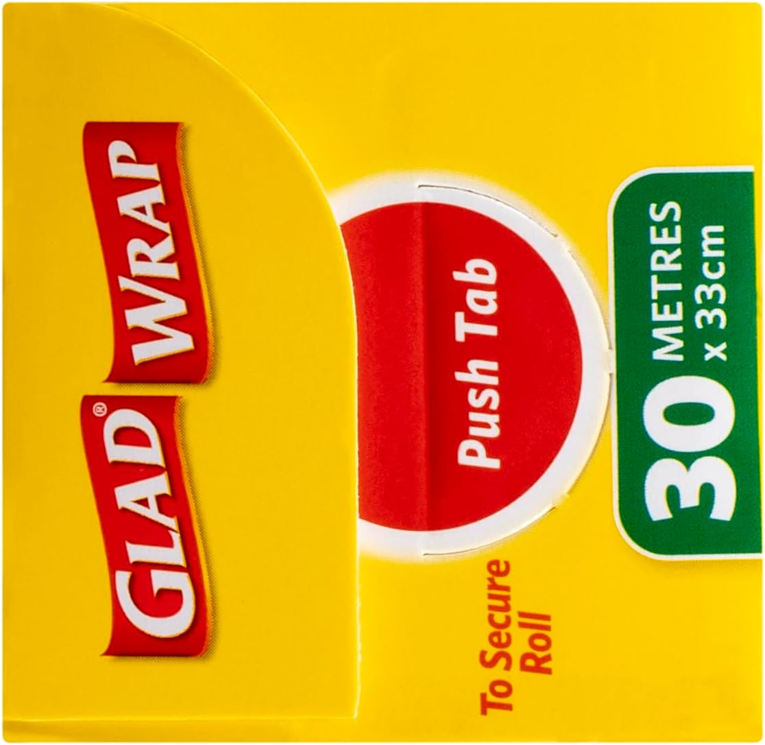 Glad Wrap, 30 Metre Clear Cling Wrap, Bpa-Free, Microwave Ready, 30M X 33Cm, 1 Count image number 5