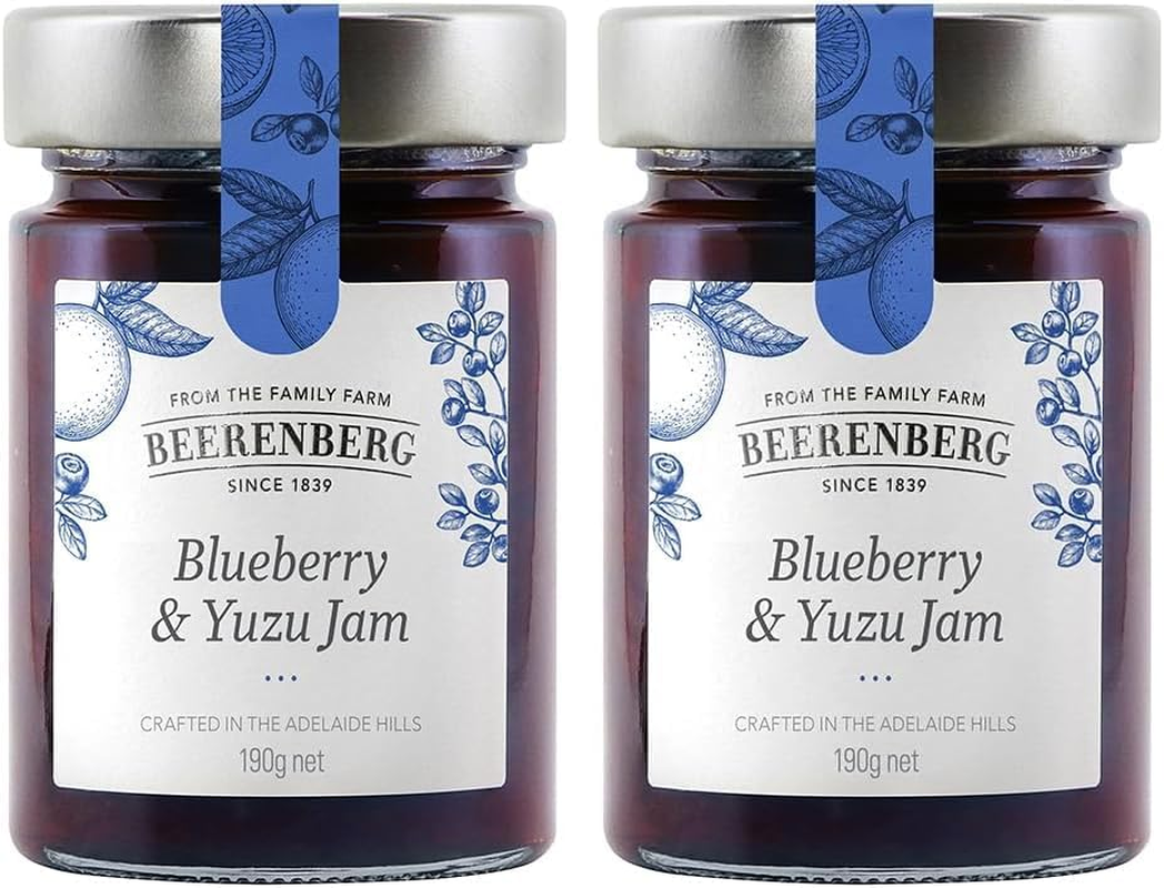 Beerenberg Blueberry Yuzu Jam, 190 G