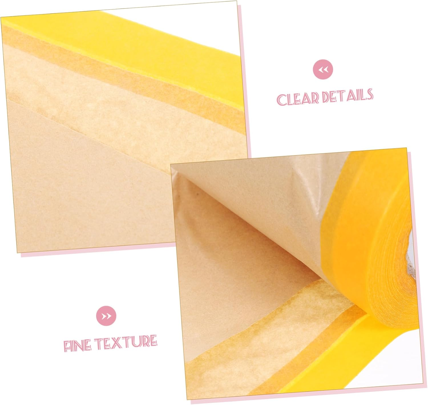 2Rolls Kraft Paper Protector for Furniture Floor DIY Adhesive Masking Paper Paint Protection Covering Tape image number 3