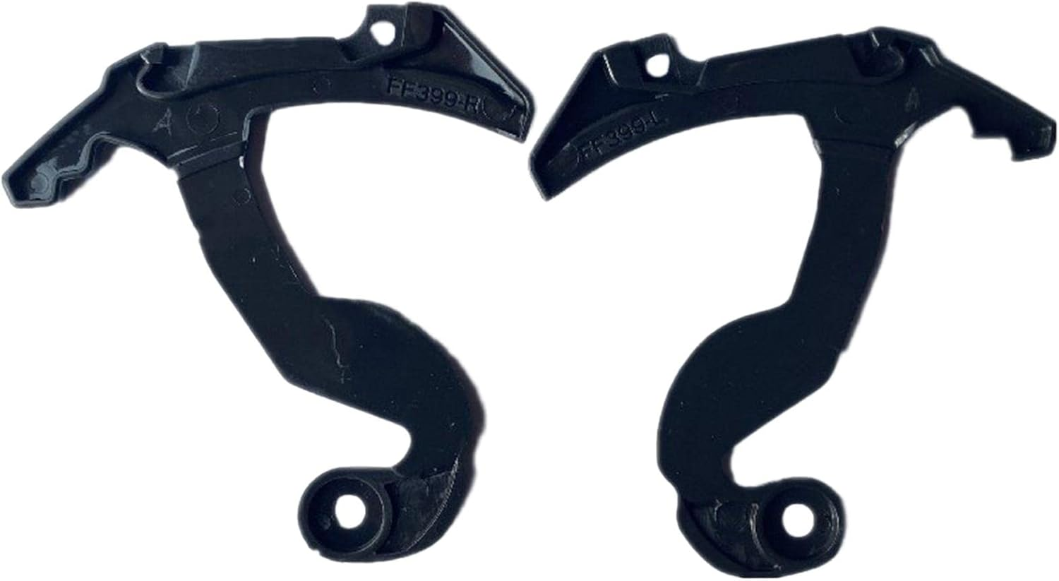 2 Pieces Helmet LS2 Ff399 Lens Base, Replacement Accessories Moulding Helmet Visor Support Visor for Ff396 Parts, Supplies image number 2