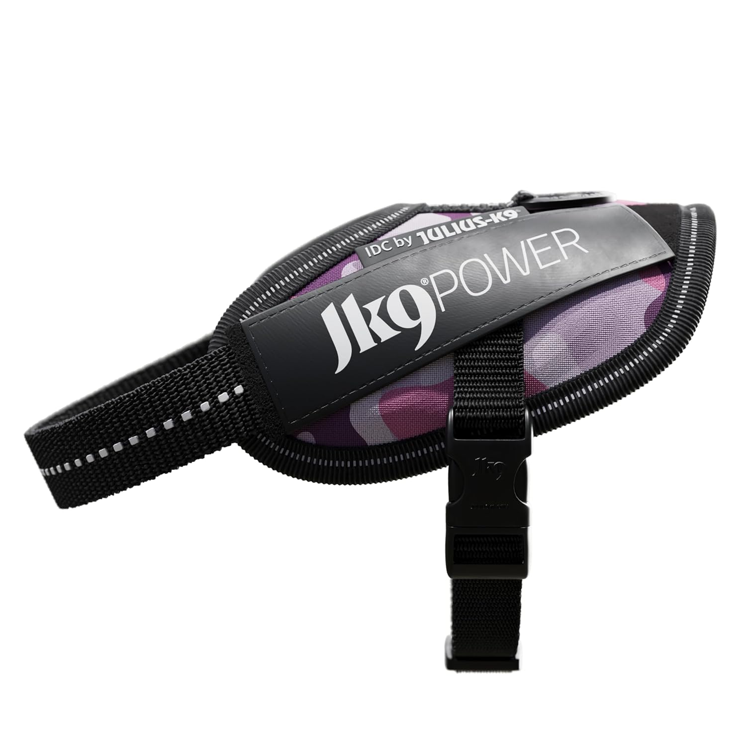 Julius K9 IDC Power Harness, Size: 2Xs/Baby 2, Pink Camouflage image number 2