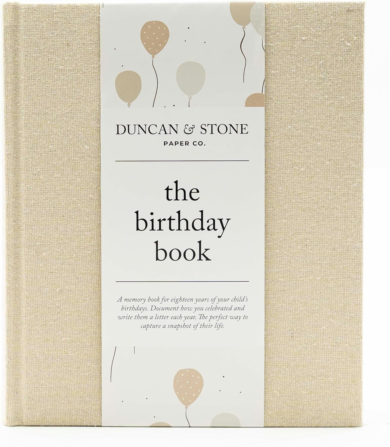 Birthday Memory Book- Elegant Birthday Journal - Baby Journal to Record Milestones, Photos, Letters & More - Baby Memory Gift for Parents(80 Pages) image number 2