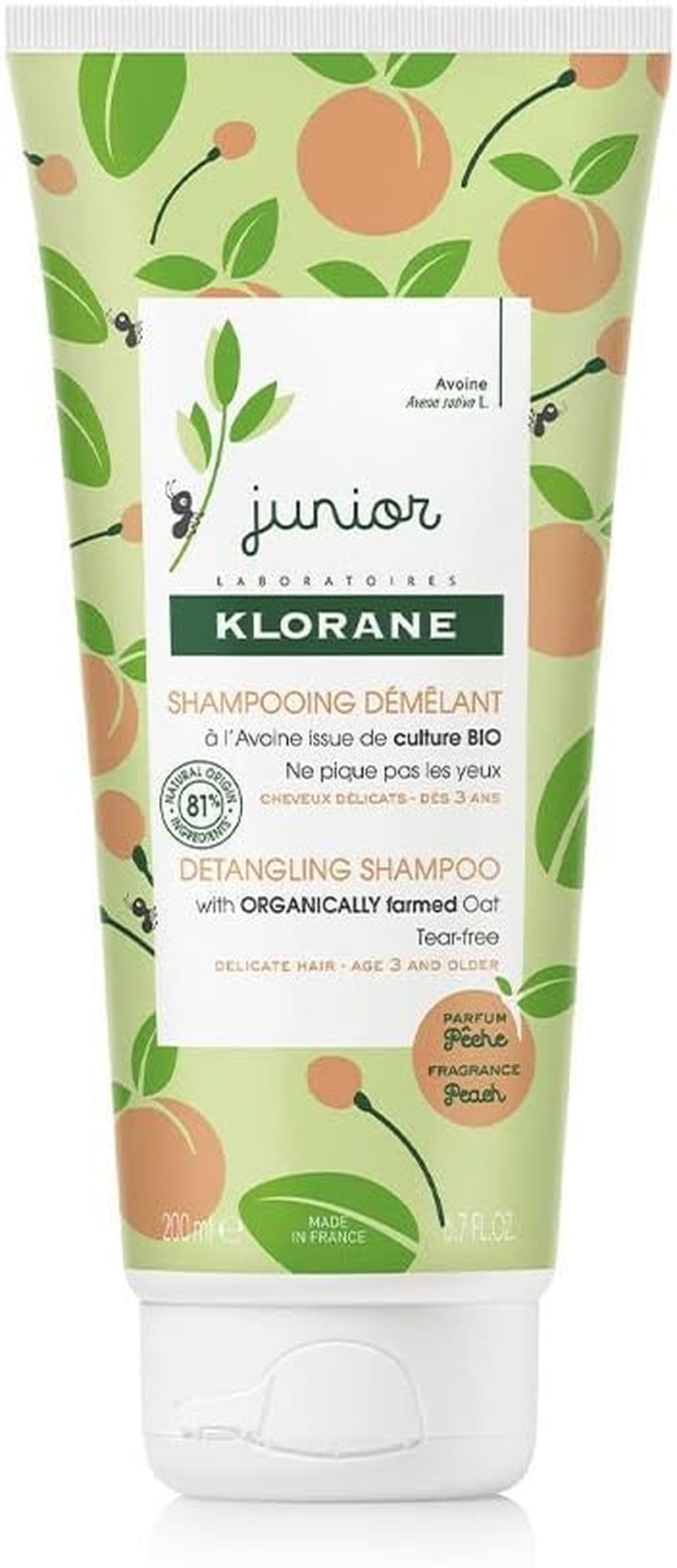 Junior Detangling Shampoo Peach 200 Ml