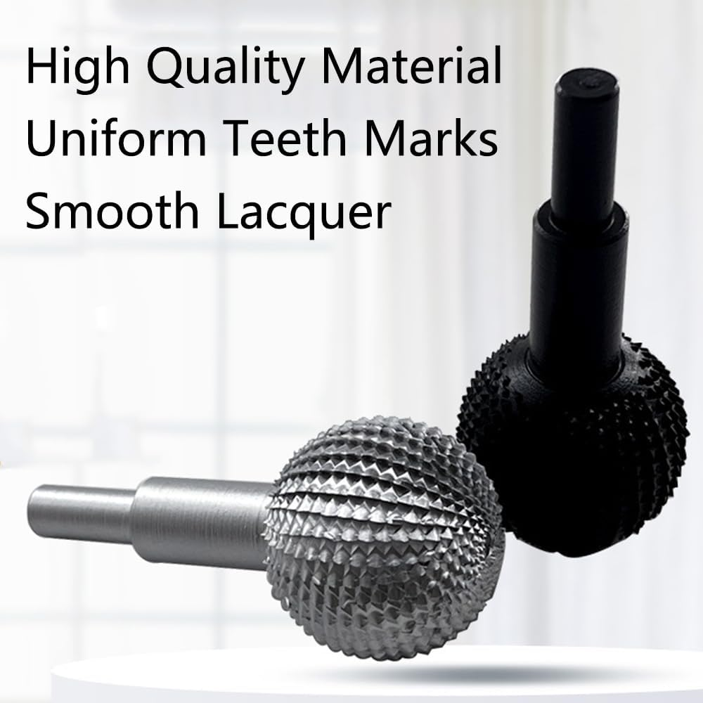 Ball Rotary Burr Rotary Grinding, Head Ball Gouge Power Carving Tools for Angle Grinder, Carving, Polishing, Angle Grinder Ball Grinding (Black) image number 4