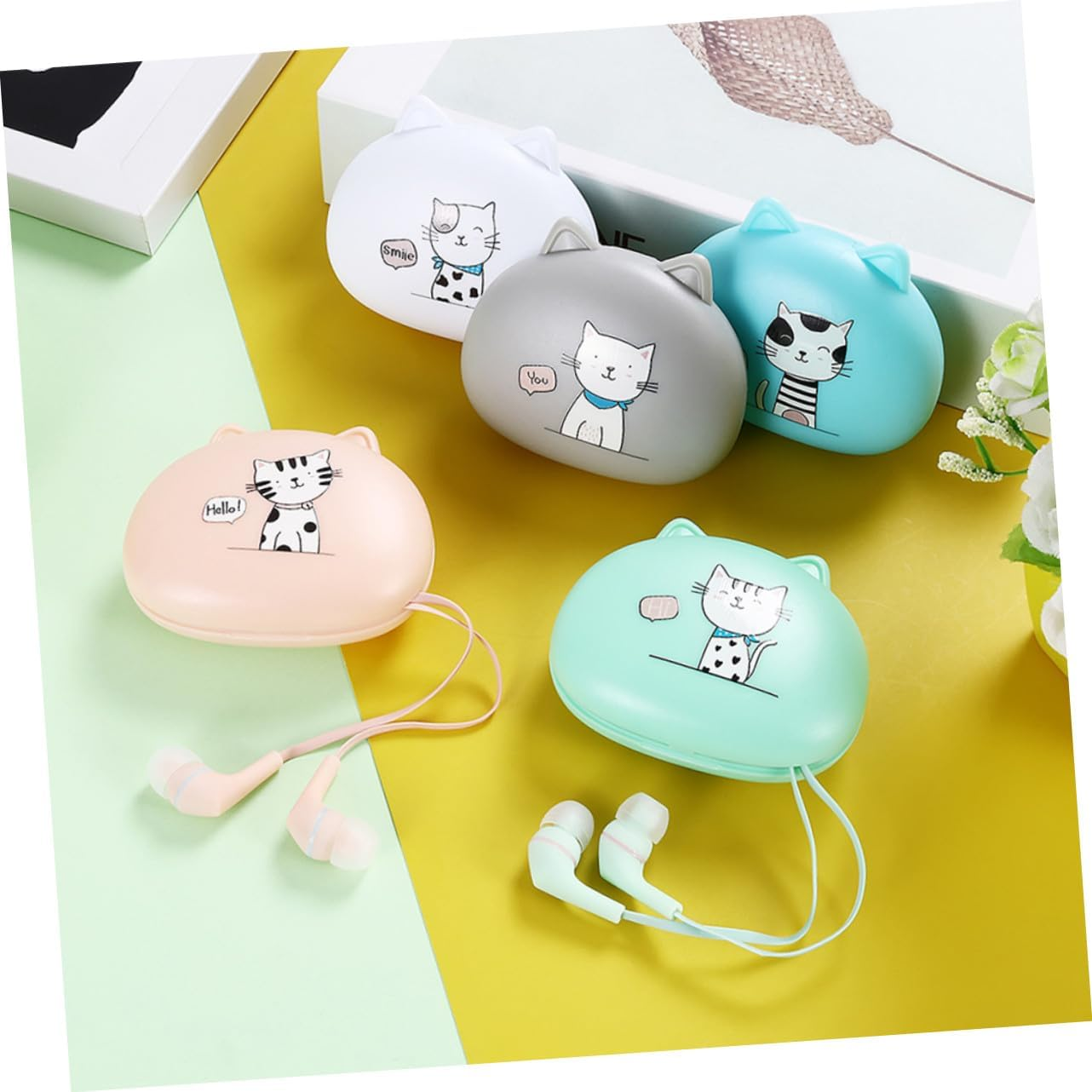 UKCOCO In-Ear Wired Earphones with Headphone Cable for Phones Silver Grey Design for Gym Running Travel Noise-Isolating Earbuds Compatible with Mobile Devices image number 6