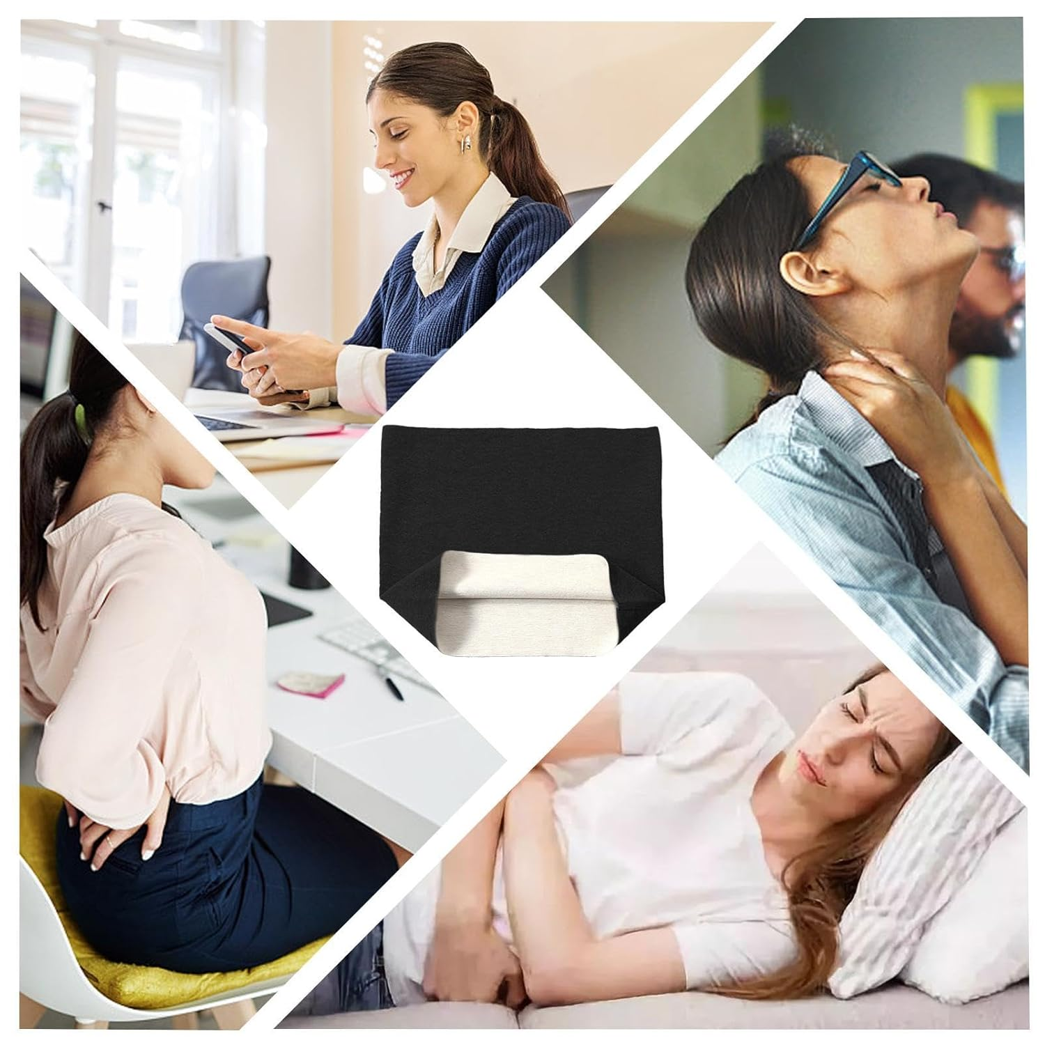 Belly Belt - Cotton Abdominal Binder | Belly Wrap Protector Stomach Abdominal Waist Straps, Abdominal Support Binders, Comfortable Stomach Support Belt Belly Protection Belt for Home Offices image number 5