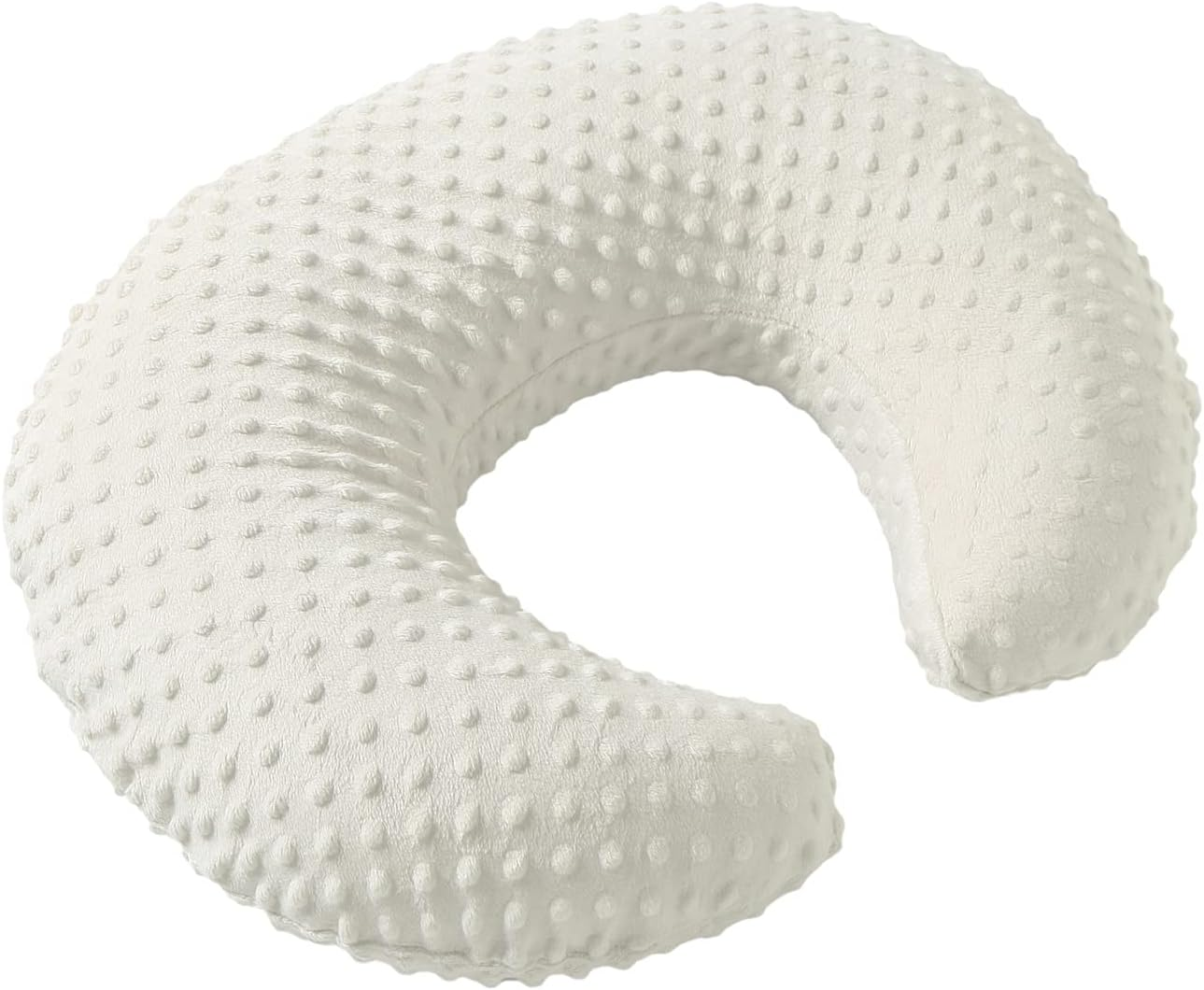 Nursing Pillow and Positioner with Cover for Breastfeeding and Bottle Feeding, Propping Baby, Tummy Time, Baby Sitting Support, Awake-Time Support (Beige, 22" X 17.7" X 5.9") image number 4