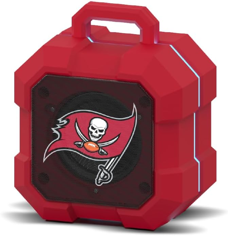 NHL Philadelphia Flyers Shockbox LED Wireless Bluetooth Speaker, Team Color image number 2