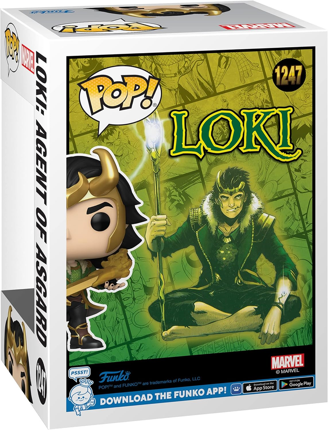 Funko Marvel Comics: Loki, Agent of Asgard Pop Vinyl Action Figure image number 3