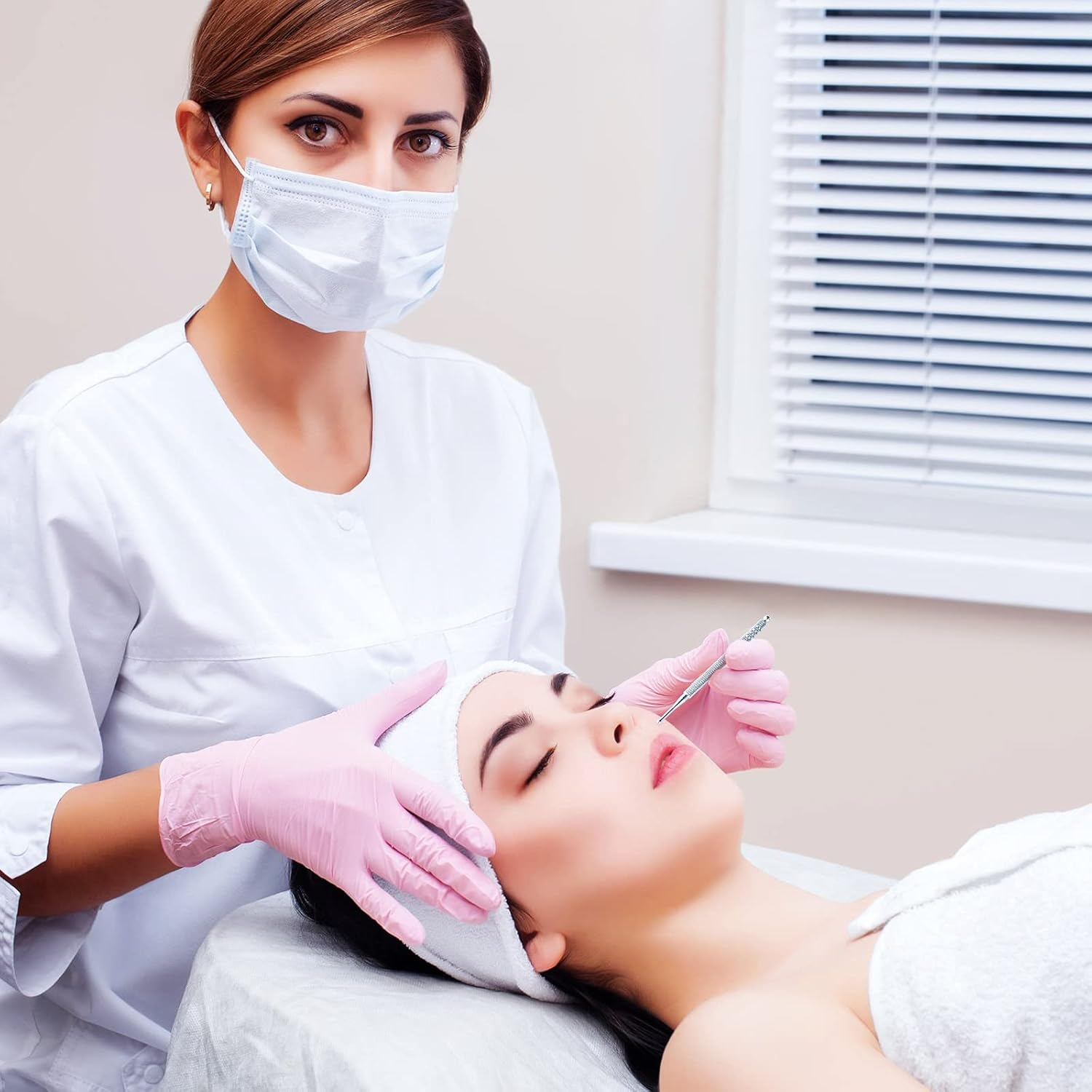 Flutesan 3 Pieces Facial Reflexology Massage Tool Stainless Steel Manual Acupuncture Pen Retractable Acupuncture Pen, Stainless Steel Double Headed Spring Loaded Ear and Body Point Probe Pen image number 4