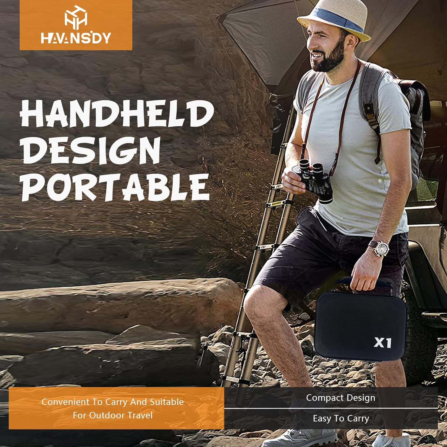 Black Camera Cases for Hoverair X1 Drone - Store Drone, Charger, and 2 Batteries - X1 Drone Bag for Hover X1 Camera Drone with Smart Hoverair X1 Case and Carrying Strap Fits Hover Air X1 Drone image number 4