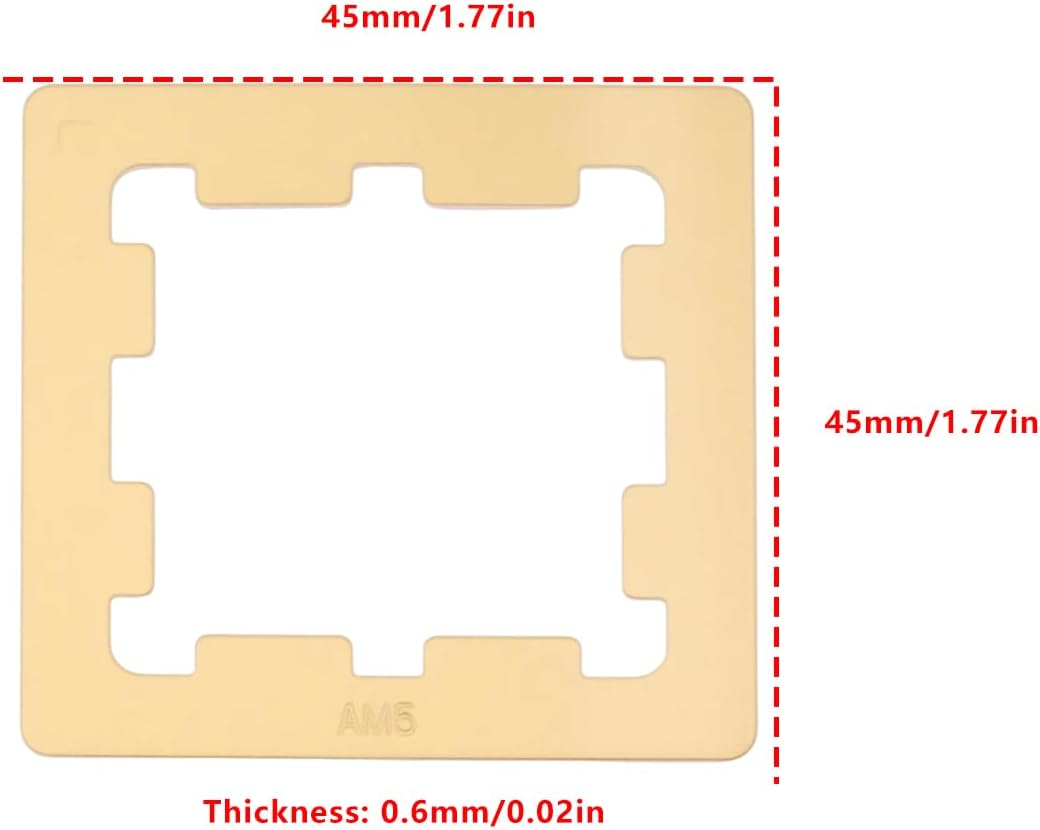 YINETTECH AM5 CPU Copper Contact Frame CPU Fixed Bucklecompatible with AMD 7950X 7700X 7900X 7600X image number 3