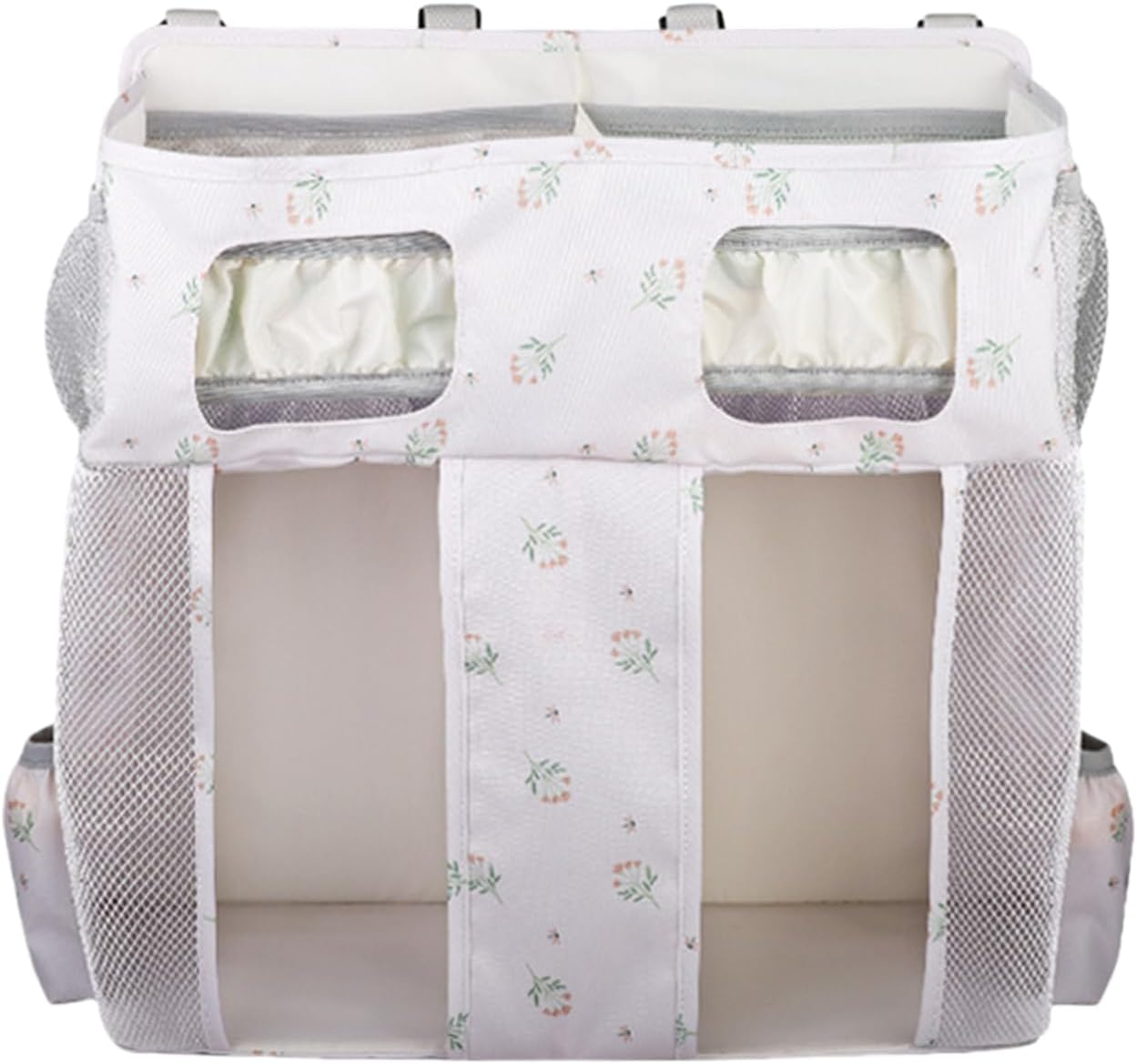 Crib Diaper Organizer, Oxford Bedside Storage Bag, 19.6X17.3X6.3 Inch, Large Capacity Nursery Stacker with Hanging Design, Ideal for Diapers, Bottles, Wipes, Bibs, Cribs, Nursery, - Letter D image number 7