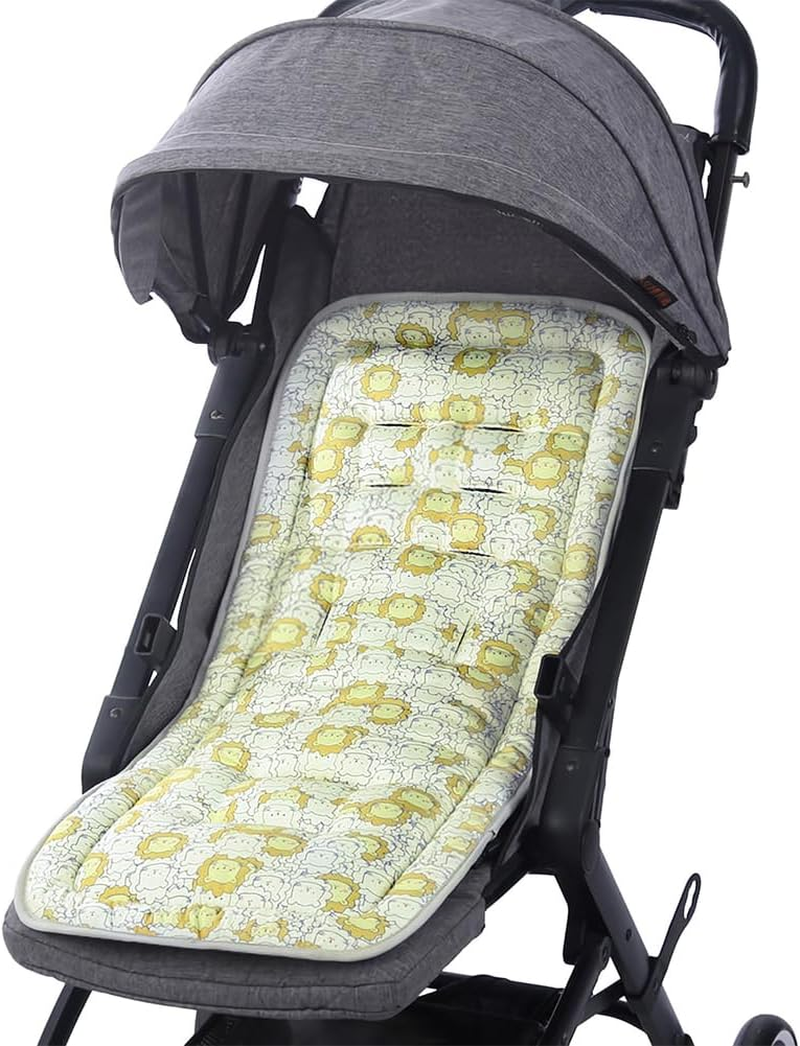 Baby Stroller Seat Liner Kids Pushchair Seat Cushion Mat Universal Breathable Stroller Liner Insert Stroller Cushion Pad Thick Cotton Stroller Liner Seat Pad Cover for (Whale &Octopus)