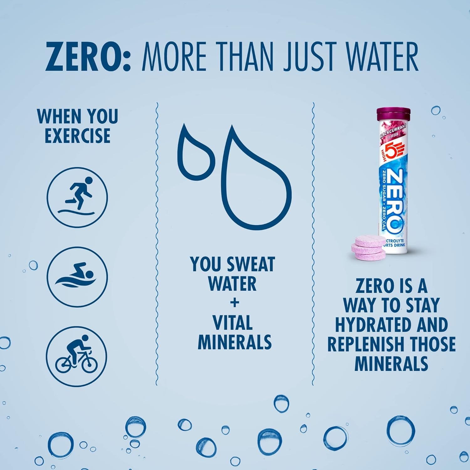 HIGH5 Zero 8X20 Tabs Blackcurrant image number 5