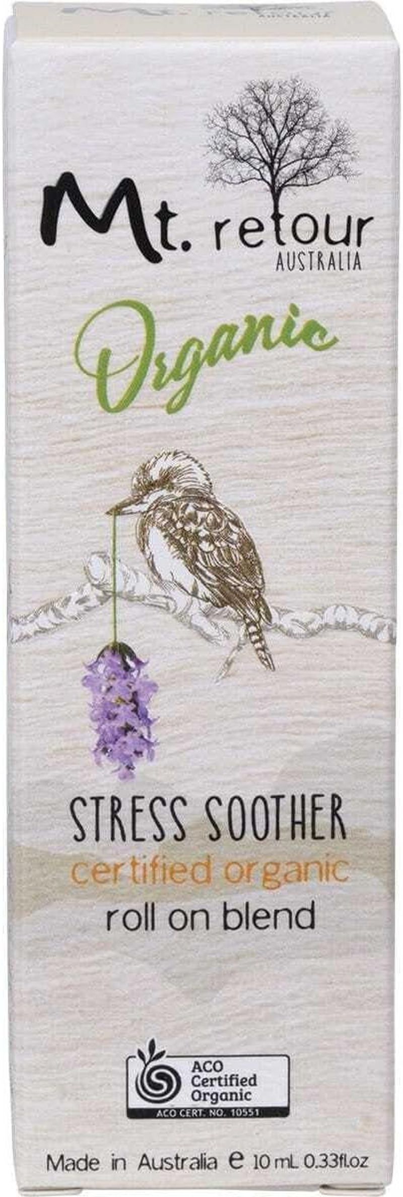 Mt Retour Organic Stress Soother Blend Essential Oil Roll on 10 Ml,