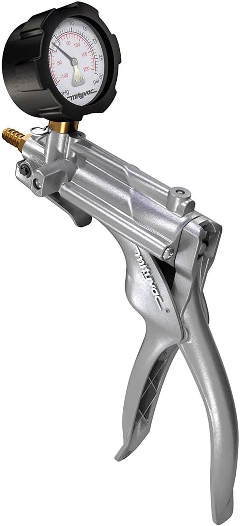 Mityvac MV8500 Silverline Elite Automotive Brake/Clutch Bleeding, Diesel Fuel Priming and Vacuum/Pressure Testing Kit, Ergonomic Design, Zinc-Aluminum Die Cast, MV8510 Pump, 4.5Oz Fluid Reservoir image number 6