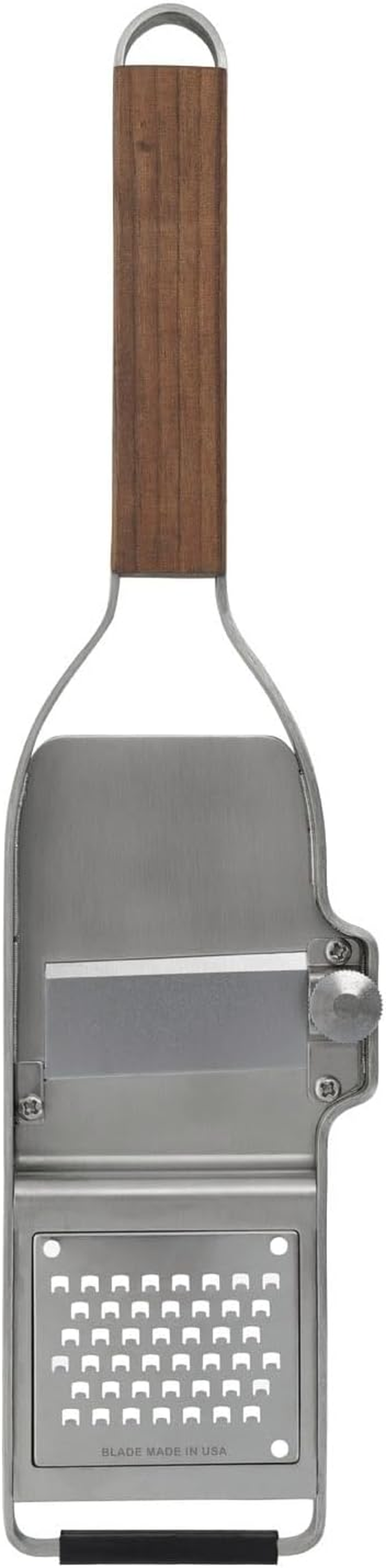 Microplane Master Series 2-In-1 Truffle Tool Slicer & Grater W/Adjustable Thickness Knob - High-Quality Ultra-Sharp Fine Blade, Two Blade Options for Grating & Slicing for Effortless Food Preparation image number 5