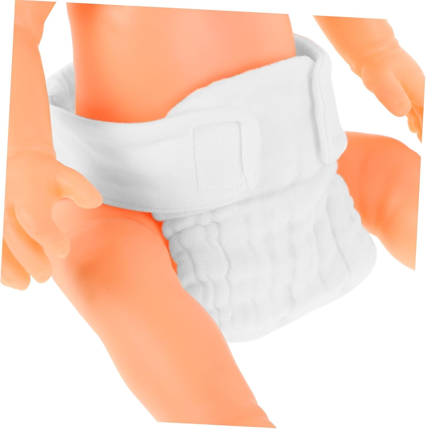 3Pcs Diaper Pants Cotton Diapers Newborn Pants Washable Cloth for Boys and Girls image number 3