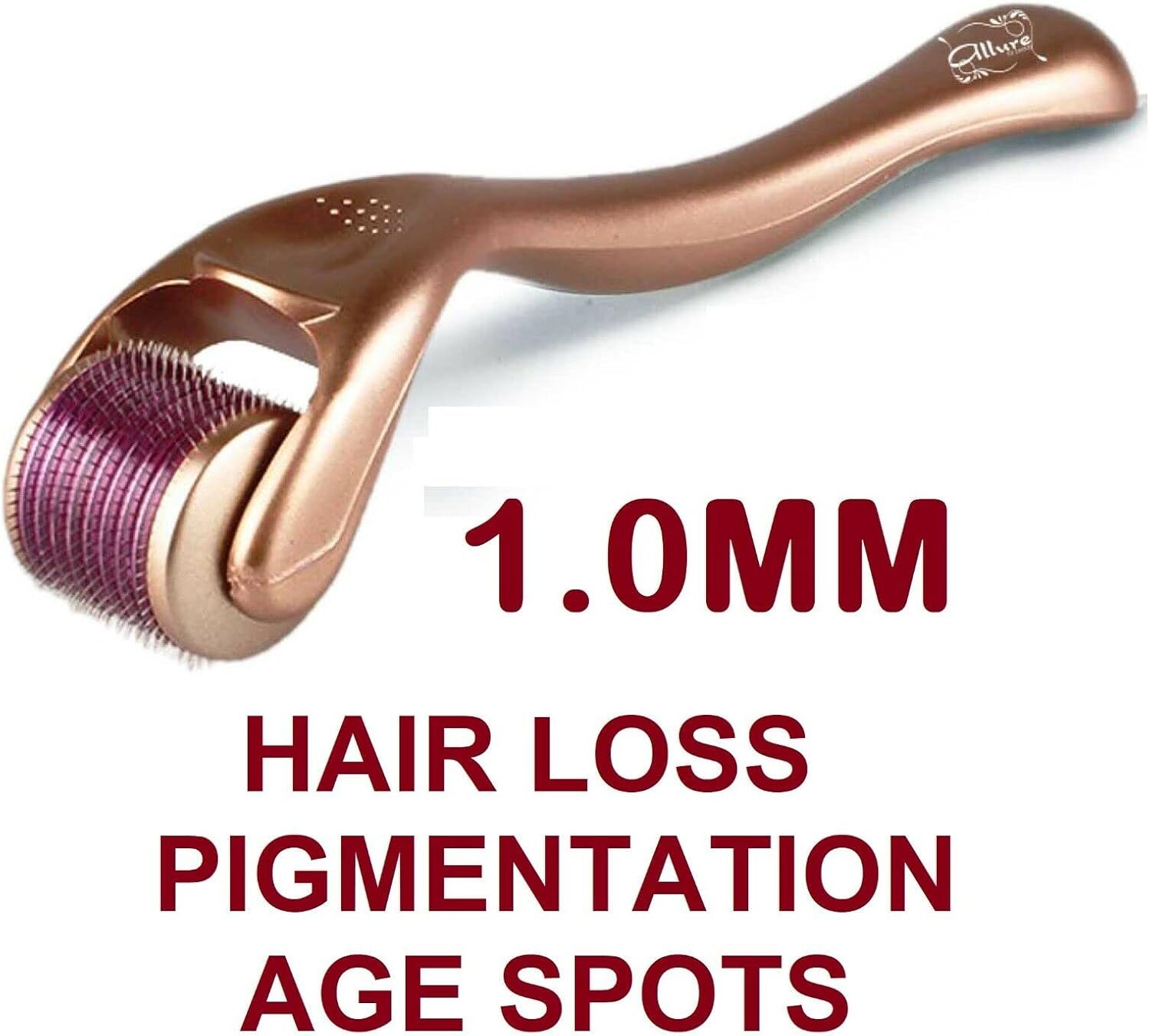 Derma Roller Set Kit Real 1.0Mm 540 Titanium Microneedles Skin Care Body Face Stretch Marks Acne Scars anti Aging Wrinkles Tool image number 2