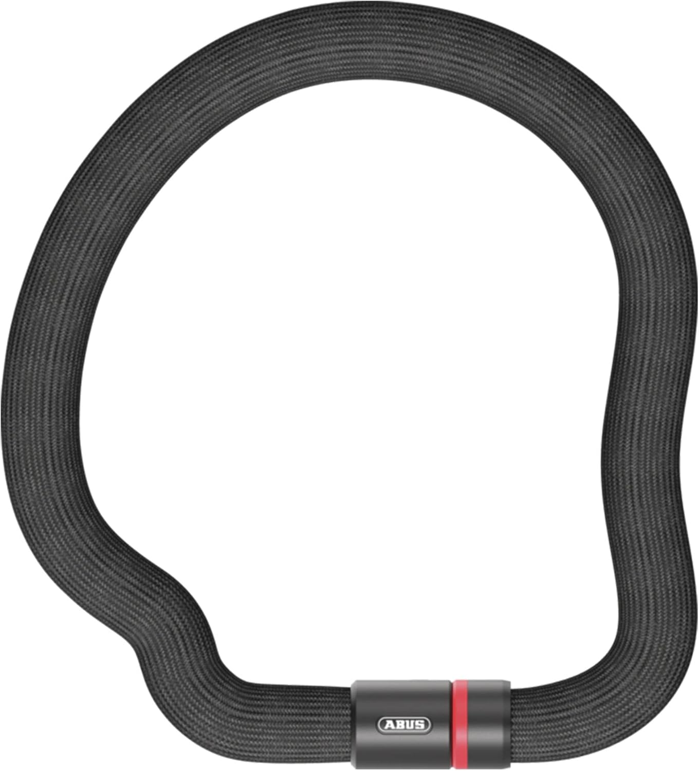 ABUS Goose Lock Chain Lock - Bendable, Rattle-Free Bicycle Lock Made of Hardened Steel - 6 Mm Thick - 85 Cm Long - with Key - ABUS Security Level 7 - Black