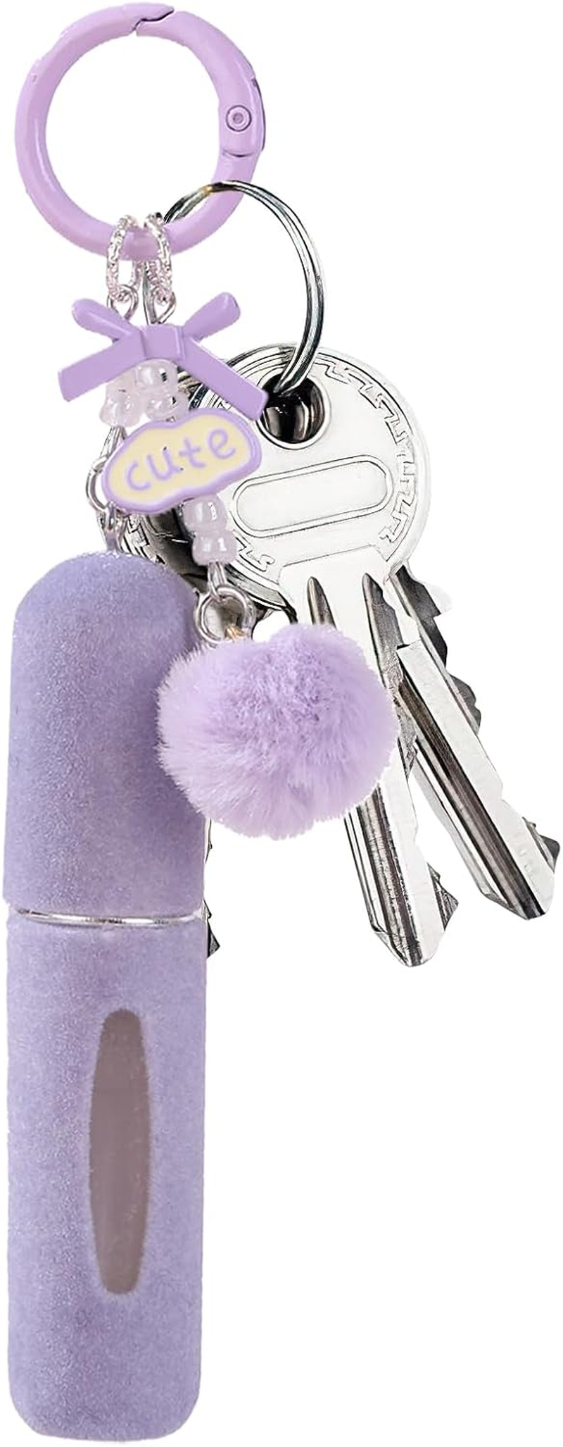 Uoqpty Perfume Bottles Empty Refillable - Plush Keychain 5Ml Reusable Atomizer,Refillable Perfume Spray Atomizer Bottle | for Business Airplane Business Outdoor School Birthday Valentines