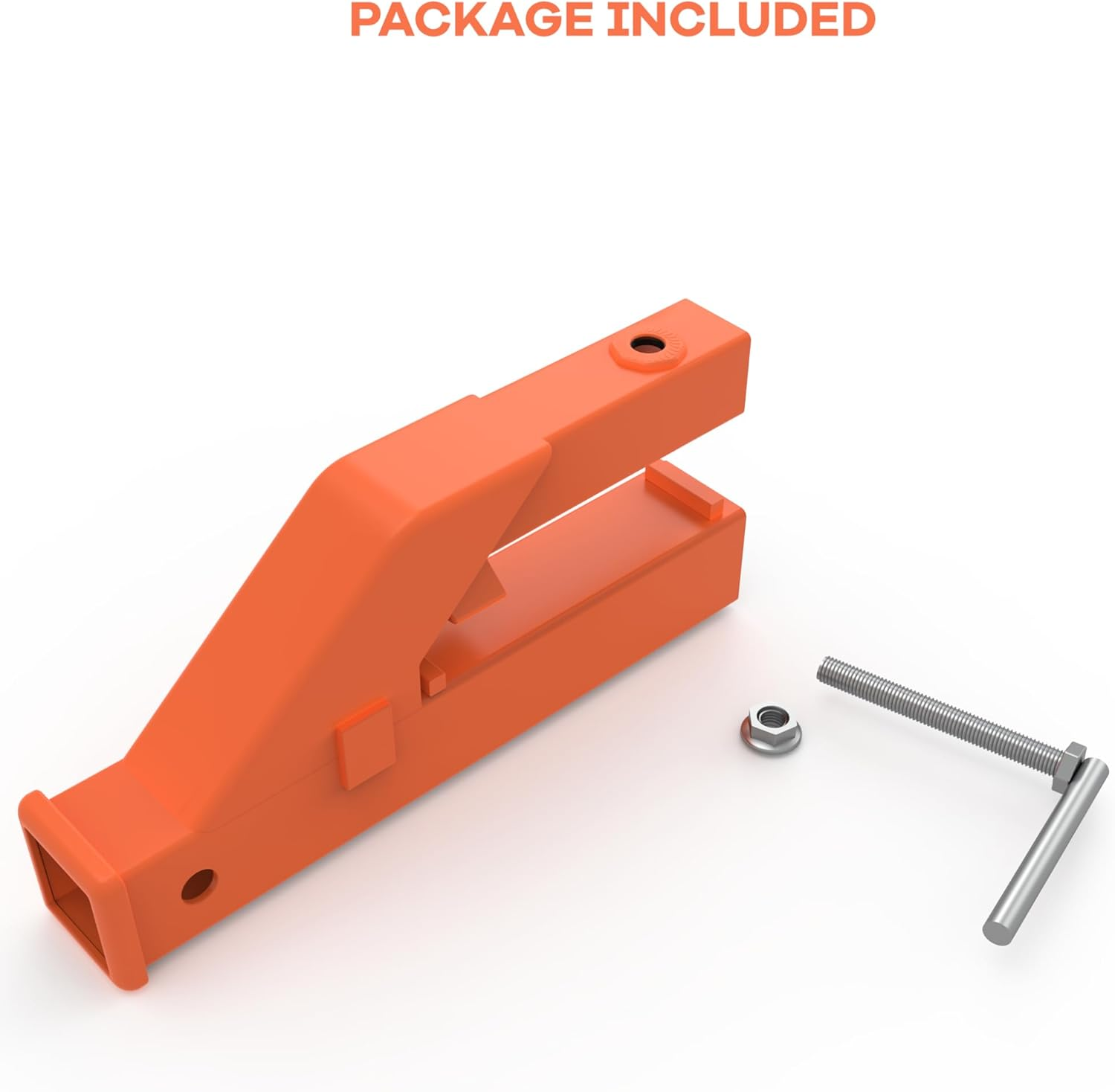 KYBOLT 2" Clamp on Trailer Hitch Receiver for Tractor Bucket Ball Mount Adapter Compatible with Deere Bobcat image number 5