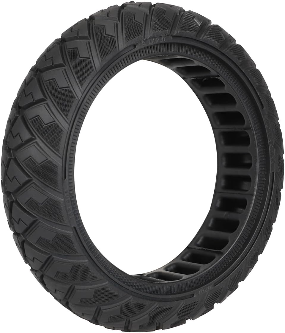 TREFAN 8.1 X 2.0 Full Tyres for Xiaomi 4 Go, Ninebot E2/E2 plus Electric Scooter, 10 Inch Off-Road Solid Rubber Tyres, 10 Inch Solid Tyres, Non-Slip Puncture Proof, Replacement Wheels, Non-Pneumatic image number 2
