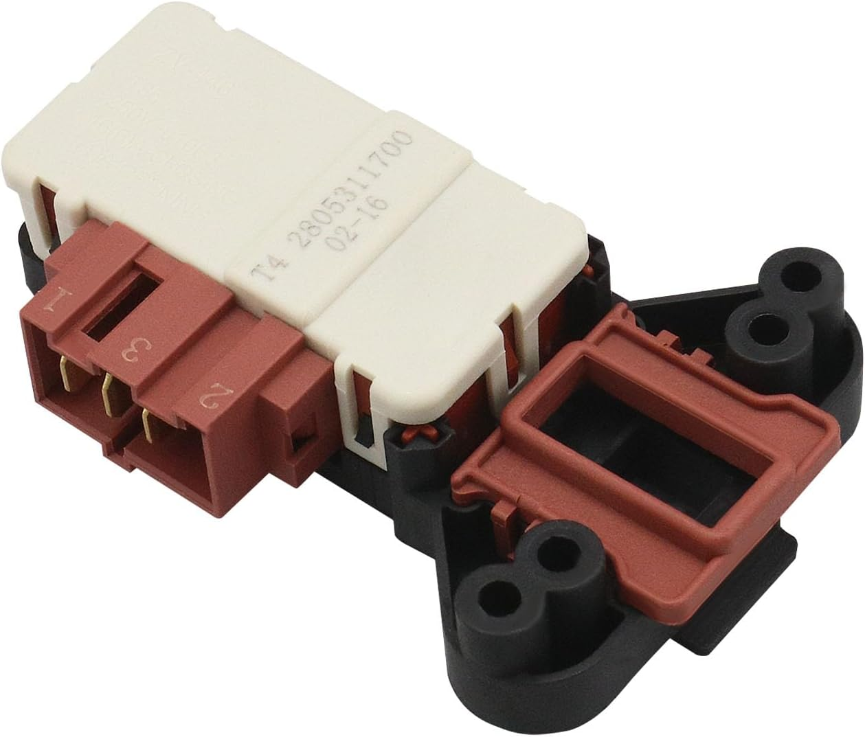SING F LTD ZV-446 T3 Door Lock 2805310800 2805311700 2805311600 Washing Machine Locking Relay Door Contact Switch Compatible with Beko Compatible with Arcelik image number 2