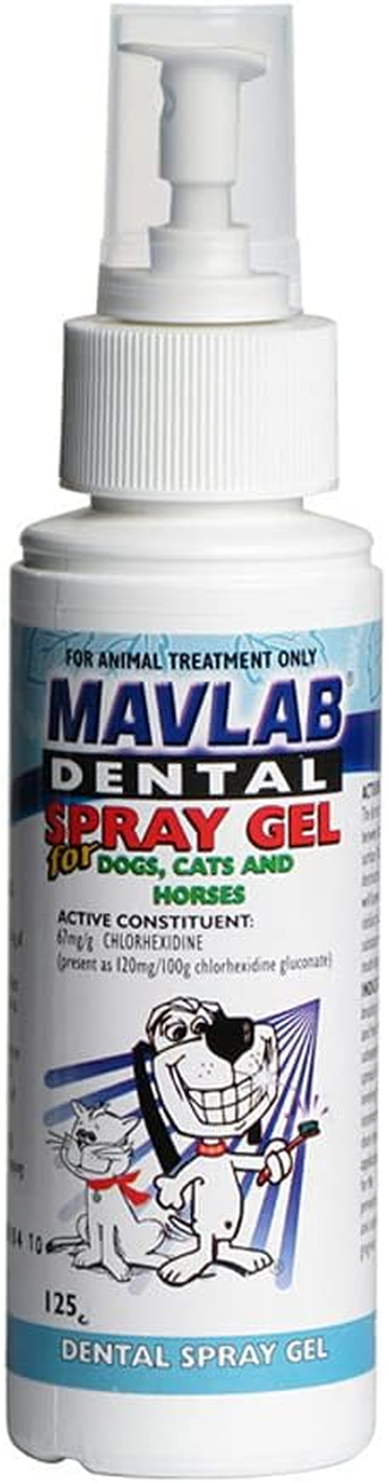 Mavlab Dental Spray Gel 125G for Dogs and Cats, Veterinary Formulated Oral Care to Reduce Plaque and Freshen Breath, Australian Made, Veterinary Registered image number 4