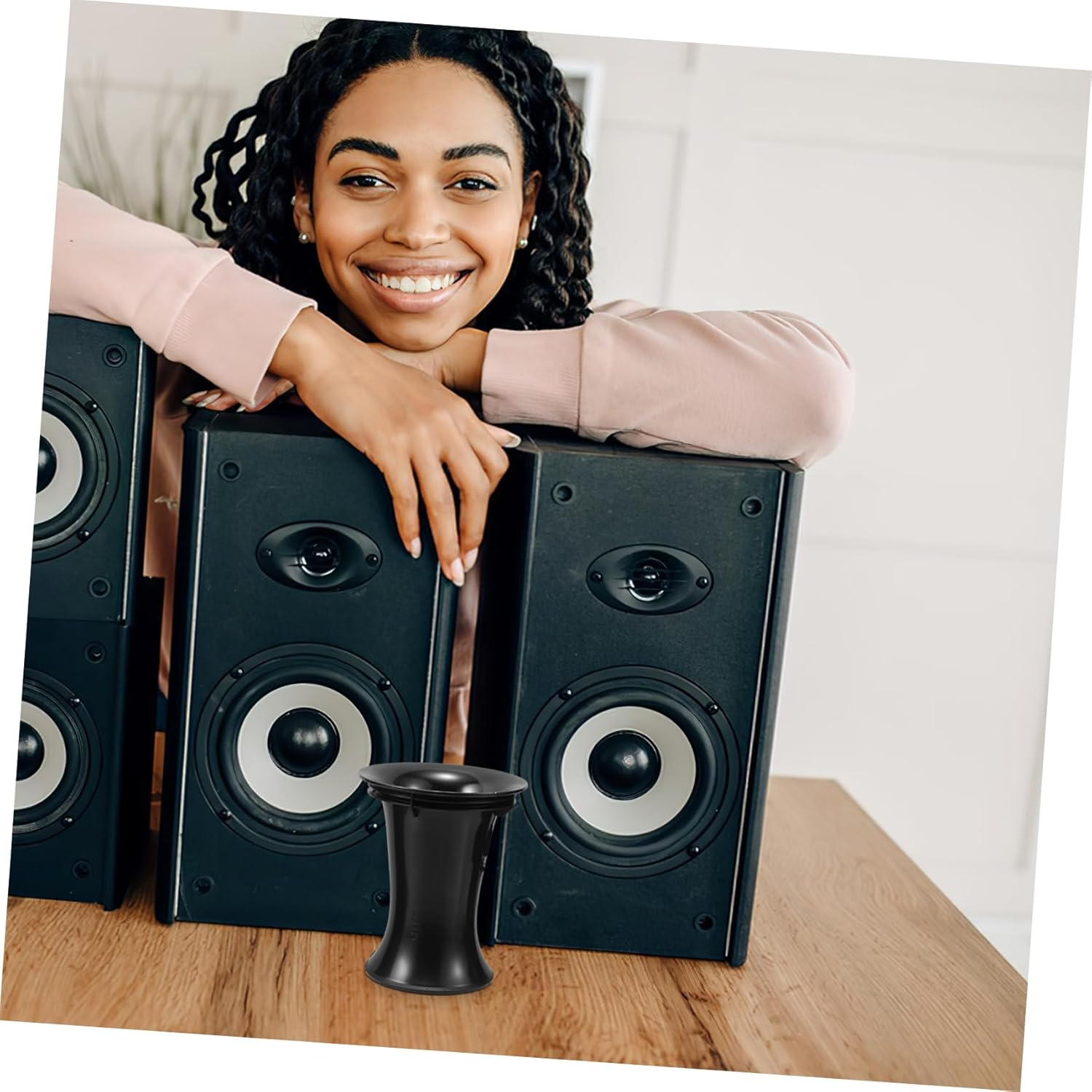 Yardenfun 4Pcs Subwoofer Air Vent Speaker Voice Outlet Parts DIY Subwoofer Kits Enhance Audio Clarity Easy to Install image number 2