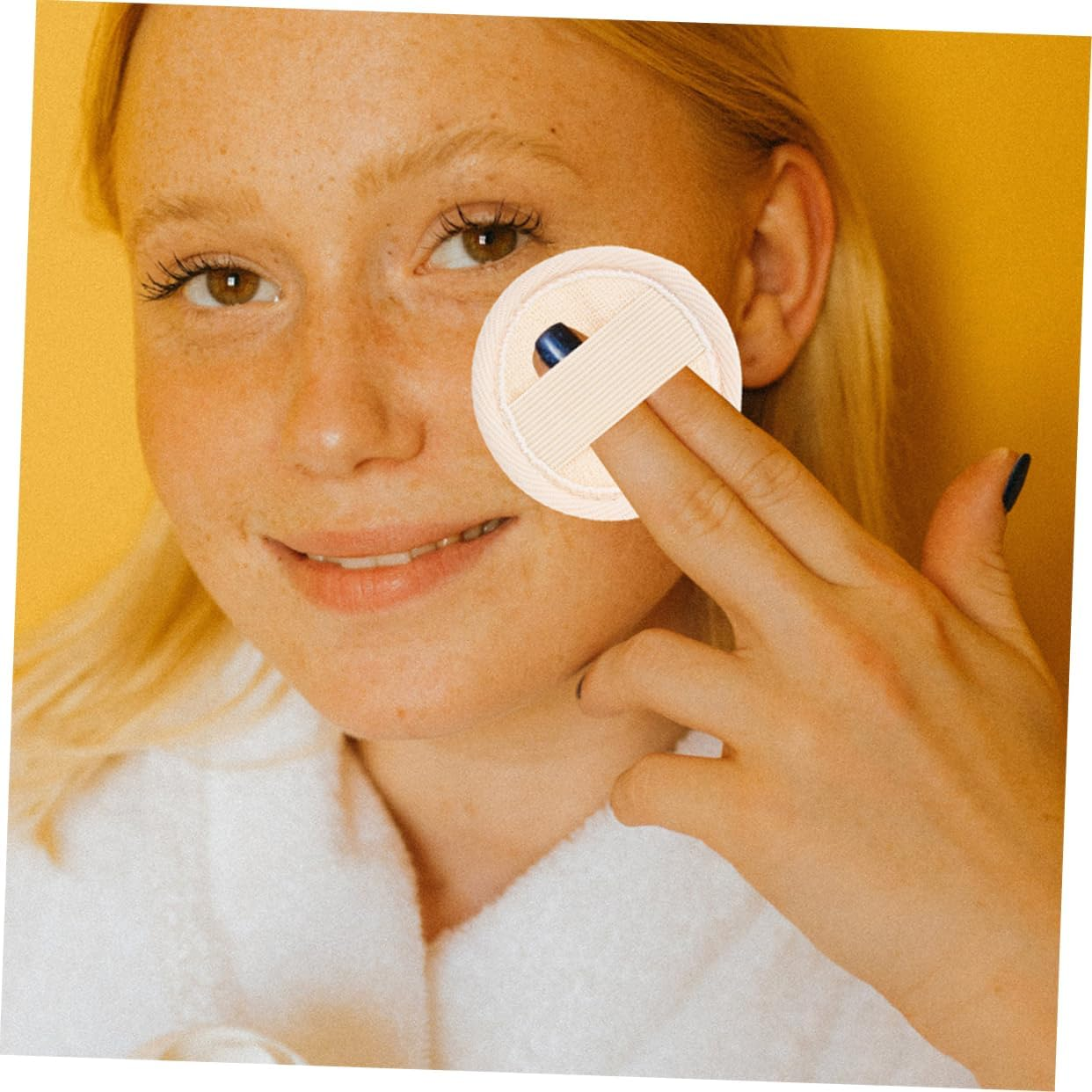 Minkissy 3Pcs Cotton and Linen Mud Bath Loofah Face Scrubber Exfoliating Pads for Facial Cleaning in Shower image number 4