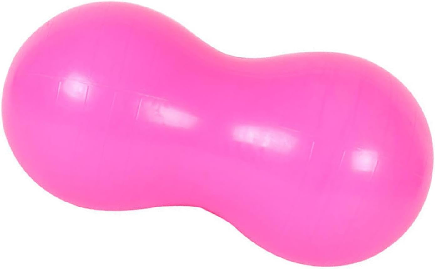 Peanut Yoga Ball Chair Flexible Seating Ball Home Gym Coordination Core Training Workout Sensory Toy Thickened with Pump