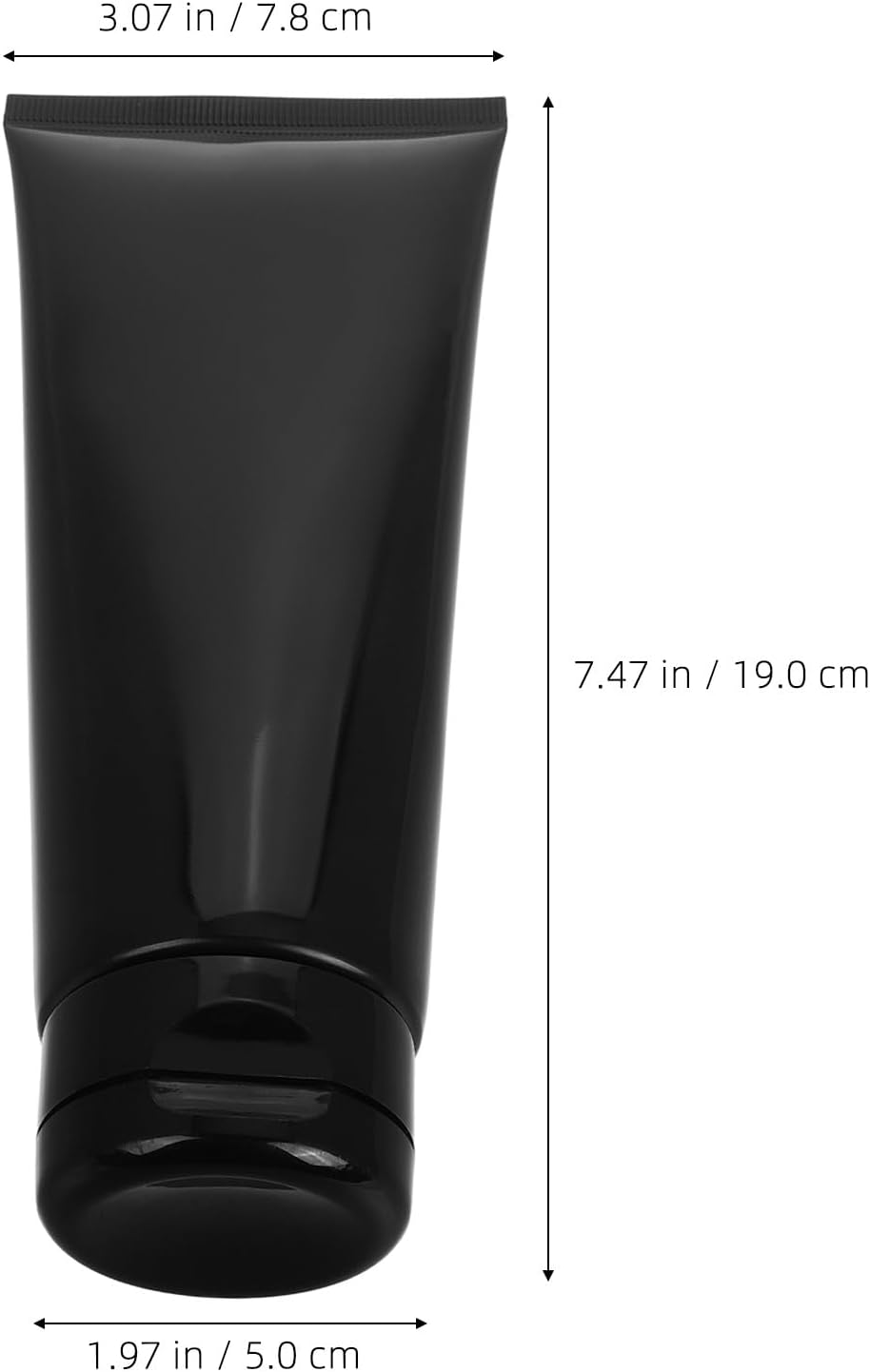 Veemoon Refillable Toothpaste Tube Reusable Empty Tubes Bottles for Sample Shampoo Makeup Facial Cleanser Lip Gloss 200Ml image number 6