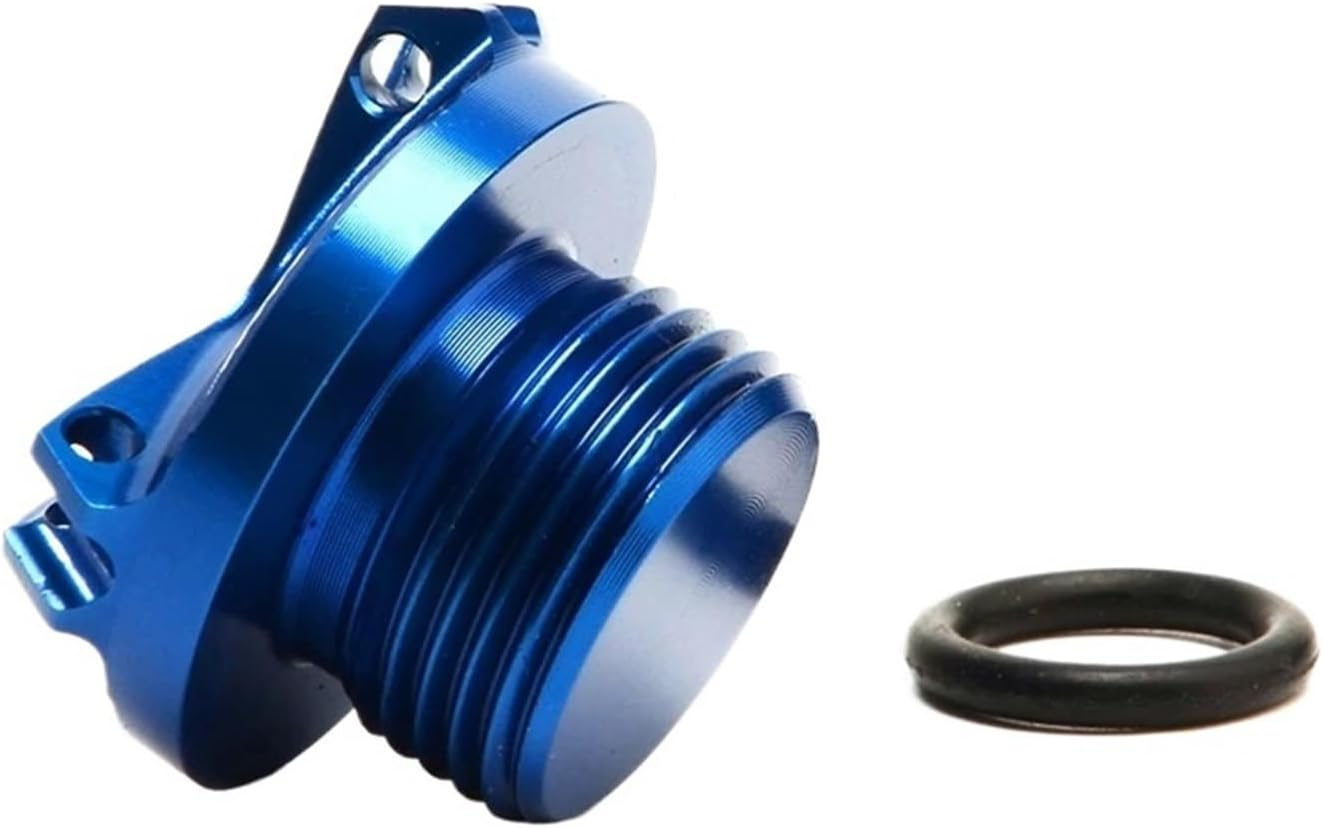 Jininshengxindianzi Compatible with Suzuki SV650 SV650X SV 650 X/S/A Motorcycle CNC Aluminum Alloy Engine Oil Cap Bolt Fuel Cap Protection Accessories (Color : SV650 Titanium) - Sv650 Blue image number 2