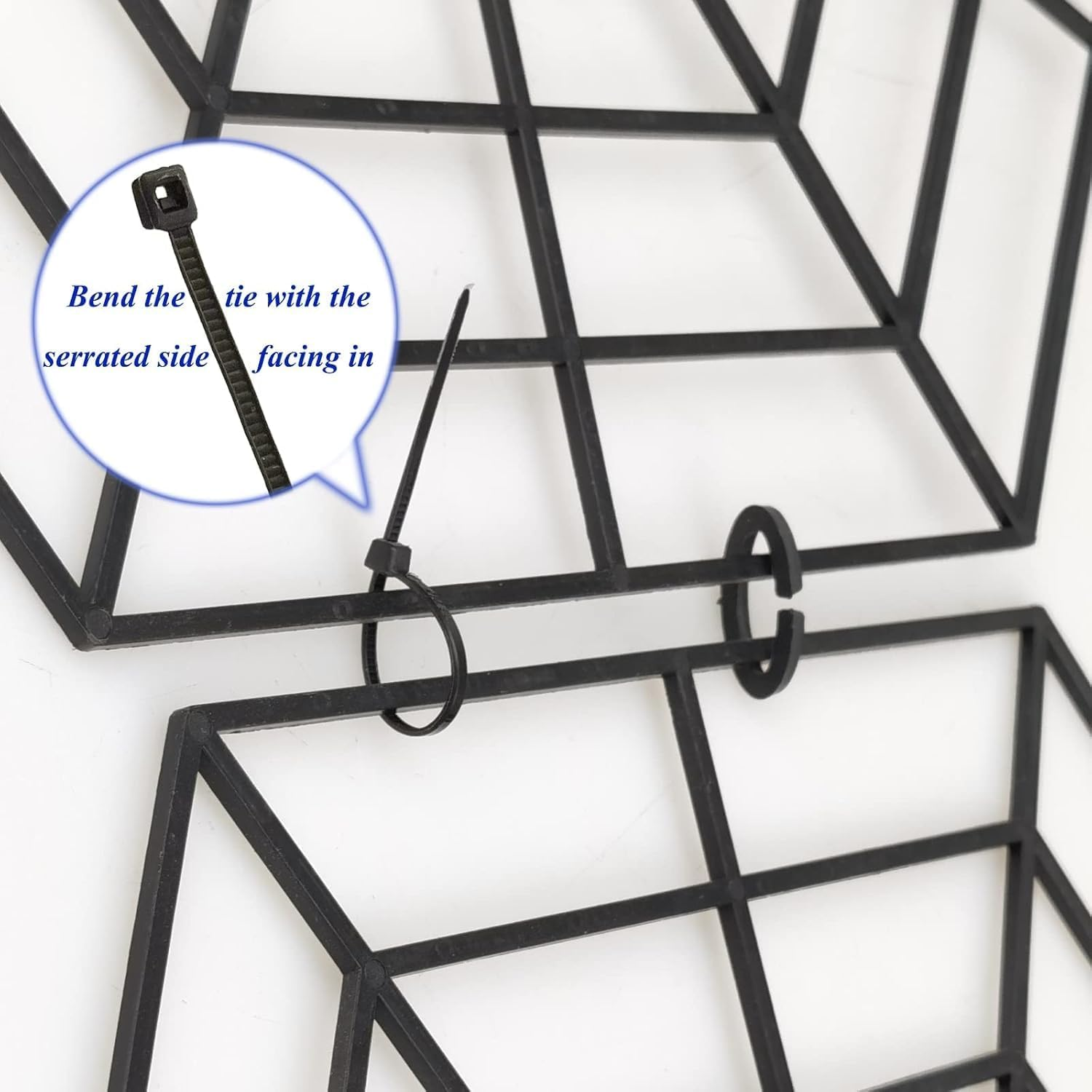 Pond Netting 20Pcs Plastic Net Fish Floating Guard Protect Fish Koi