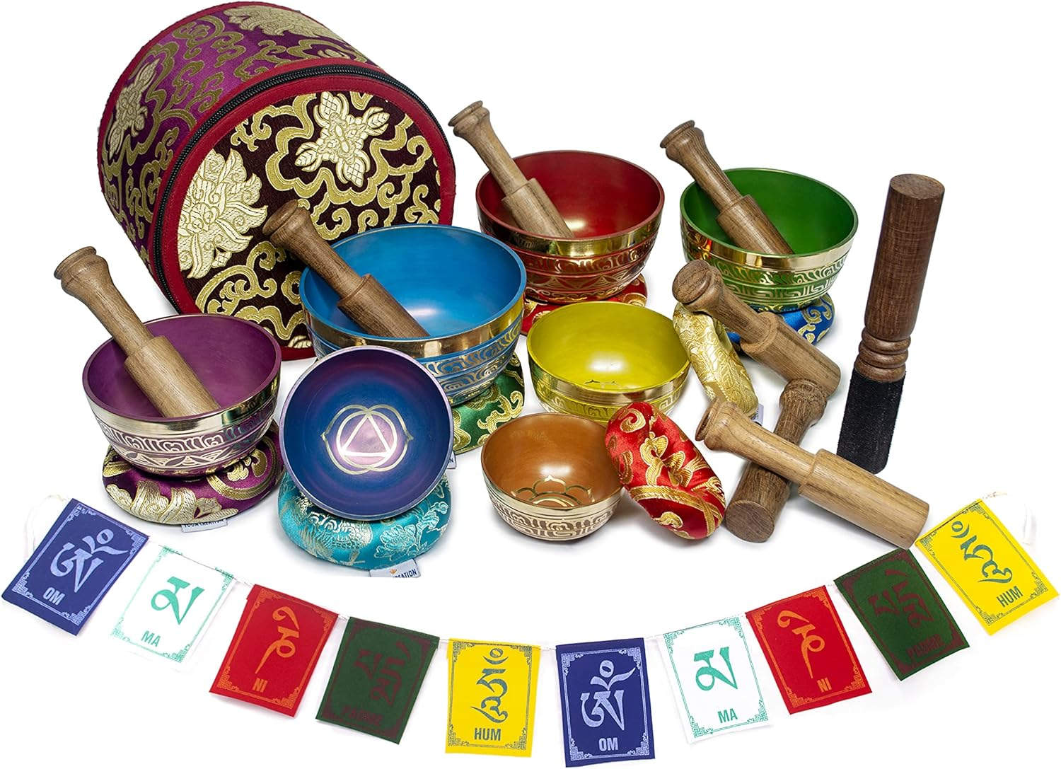 ESK Chakra Healing Tibetan Singing Bowl Set of 7 for Meditation- Himalayan Singing Bowls, ESK 11 image number 2