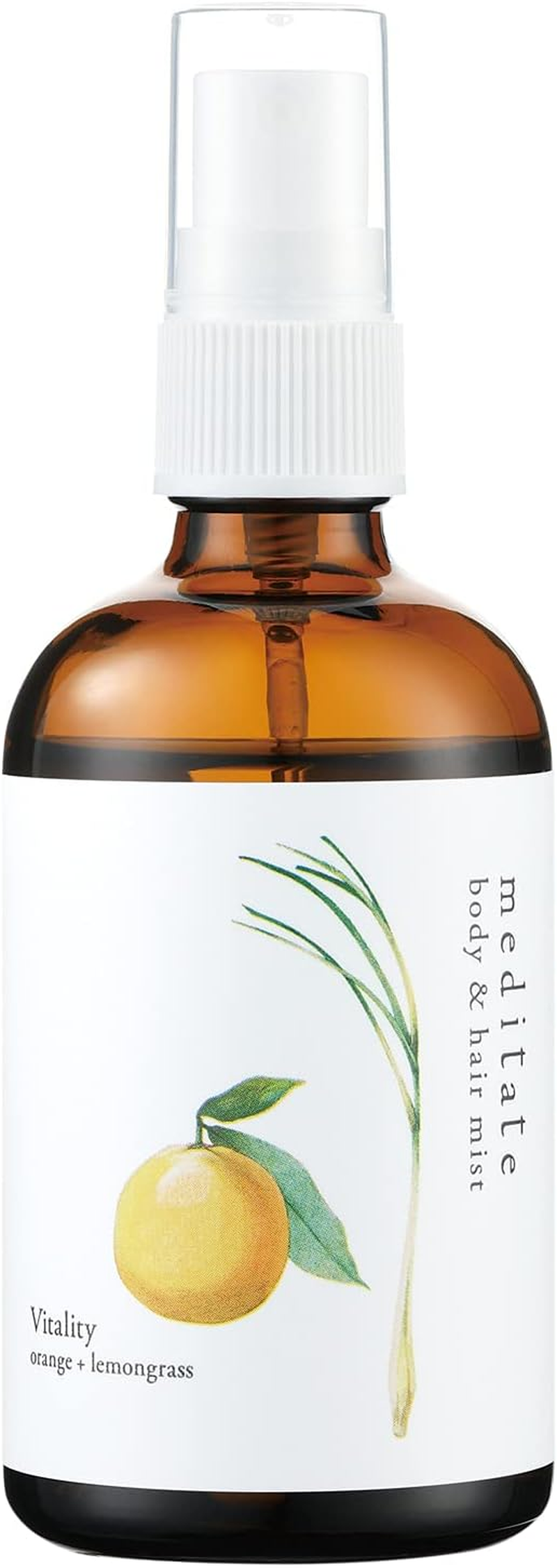 Meditate Body & Hair Mist Body Beauty (100% Essential Oil: Orange X Lemon Glance Scent) image number 1