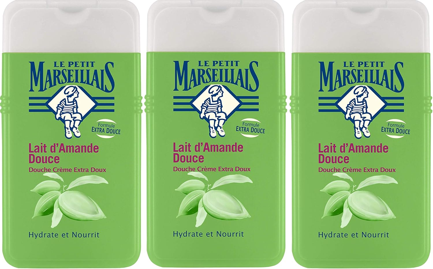 Le Petit Marseillais Shower Gel with Vanilla Milk 3 X 250 Ml from France image number 1